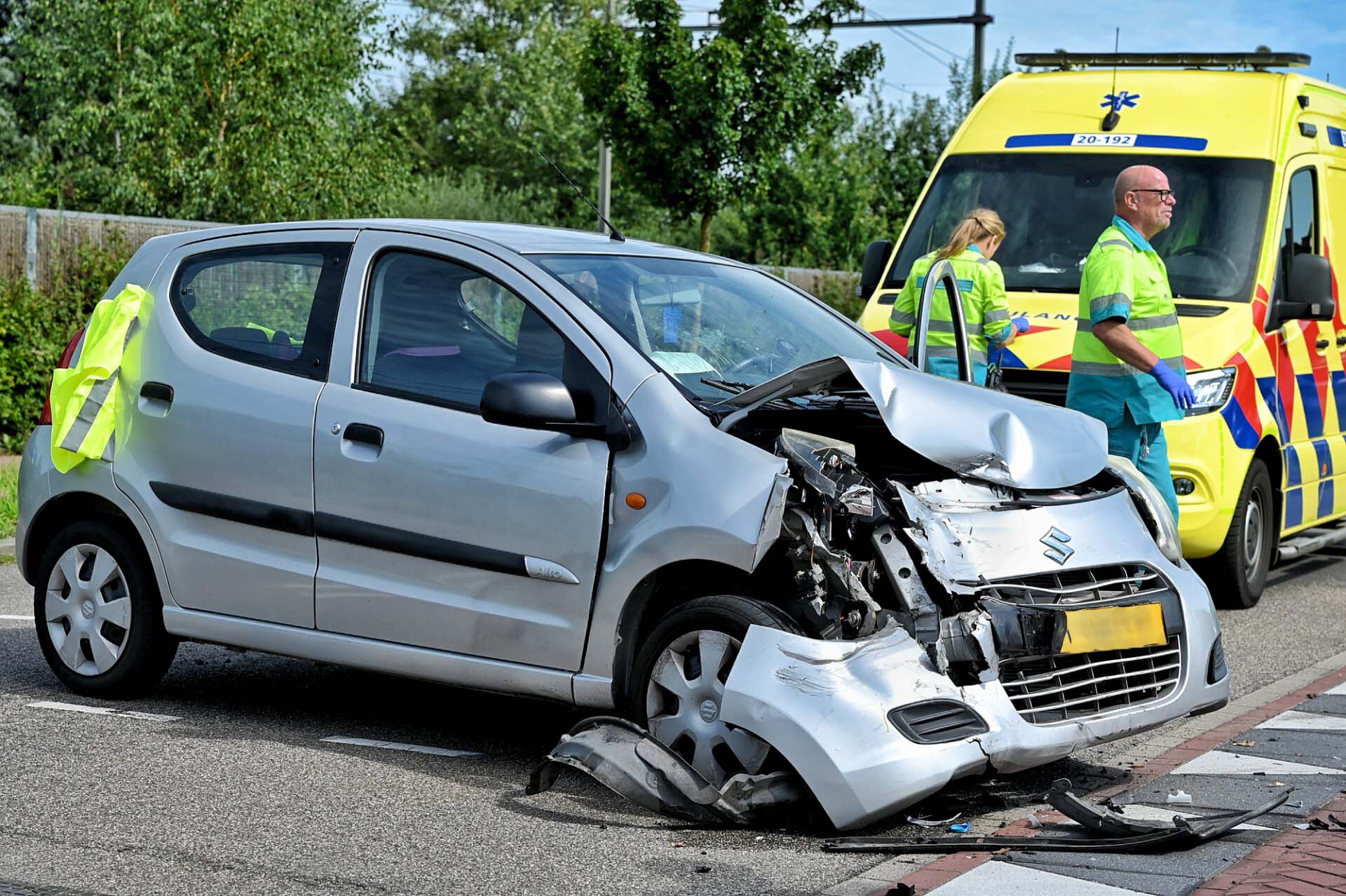 Flinke Schade Na Ongeval Tussen Twee Autos Brabant