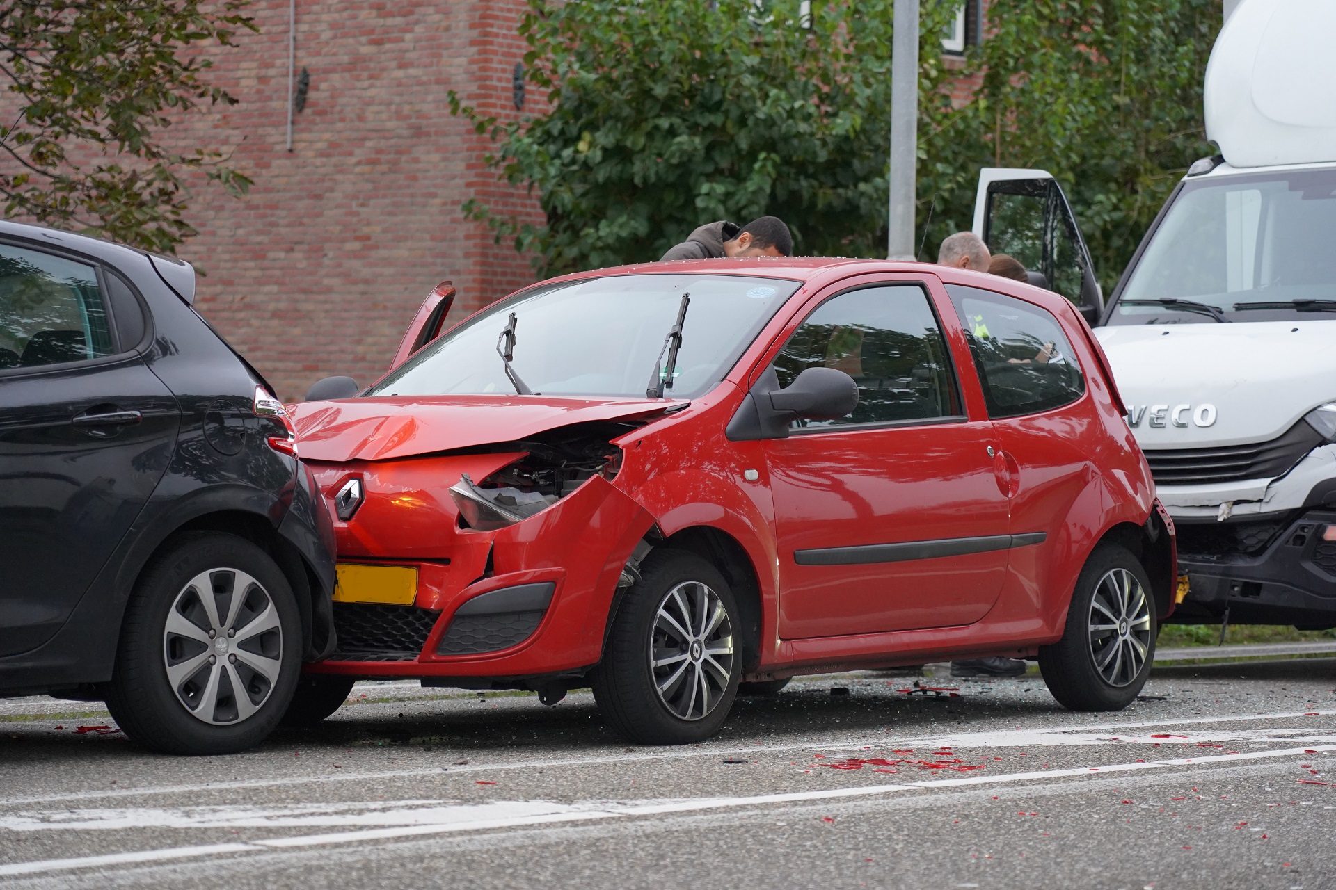 Lange File Na Kettingbotsing Brabant