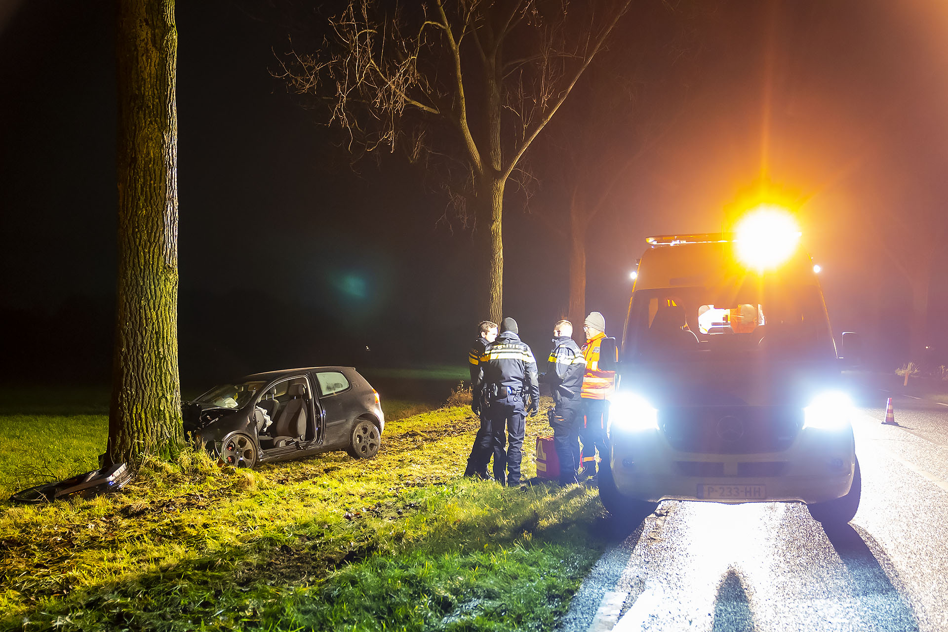 Automobilist Gewond Na Botsing Tegen Boom Brabant