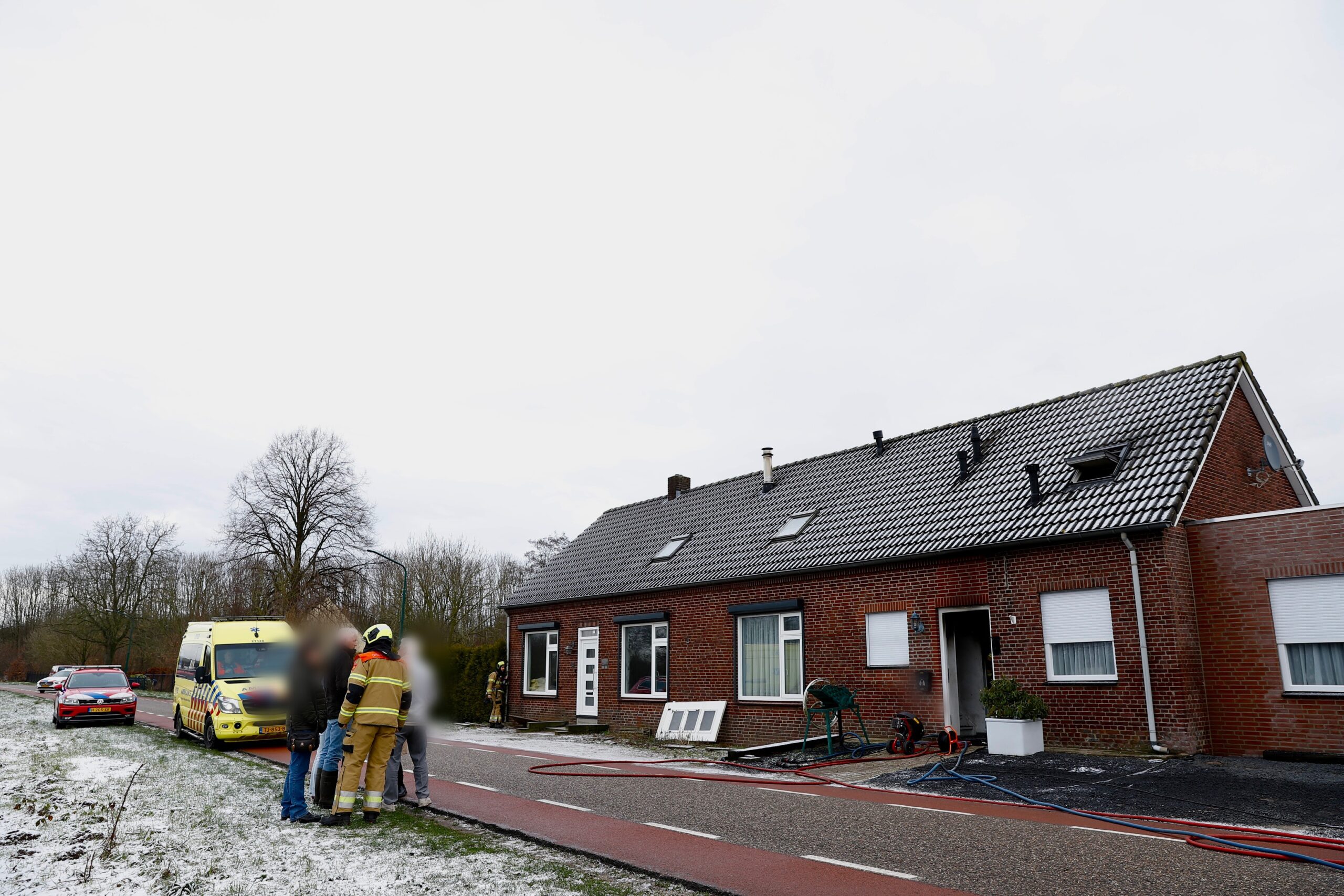 Bewoonster Naar Ziekenhuis Na Woningbrand Brabant