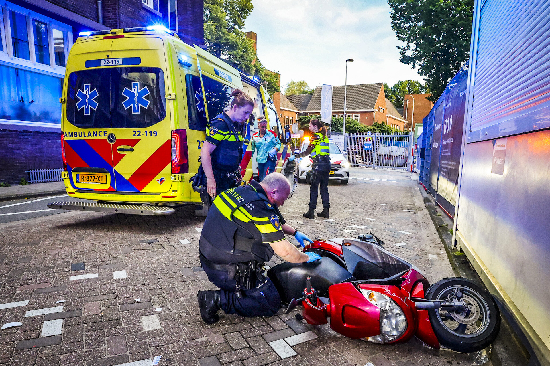 Scooterrijder Ernstig Gewond Na Val 112Brabant