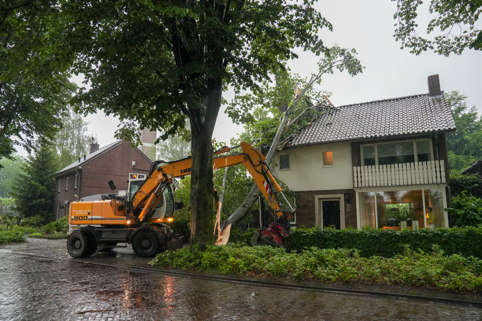 Schade na storm in Gemert