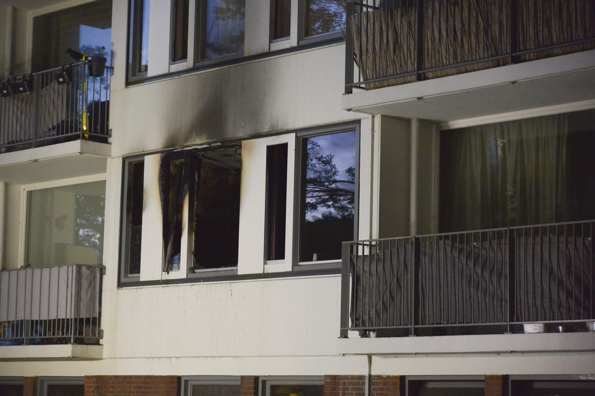 Gewonde bij een flatbrand in Breda