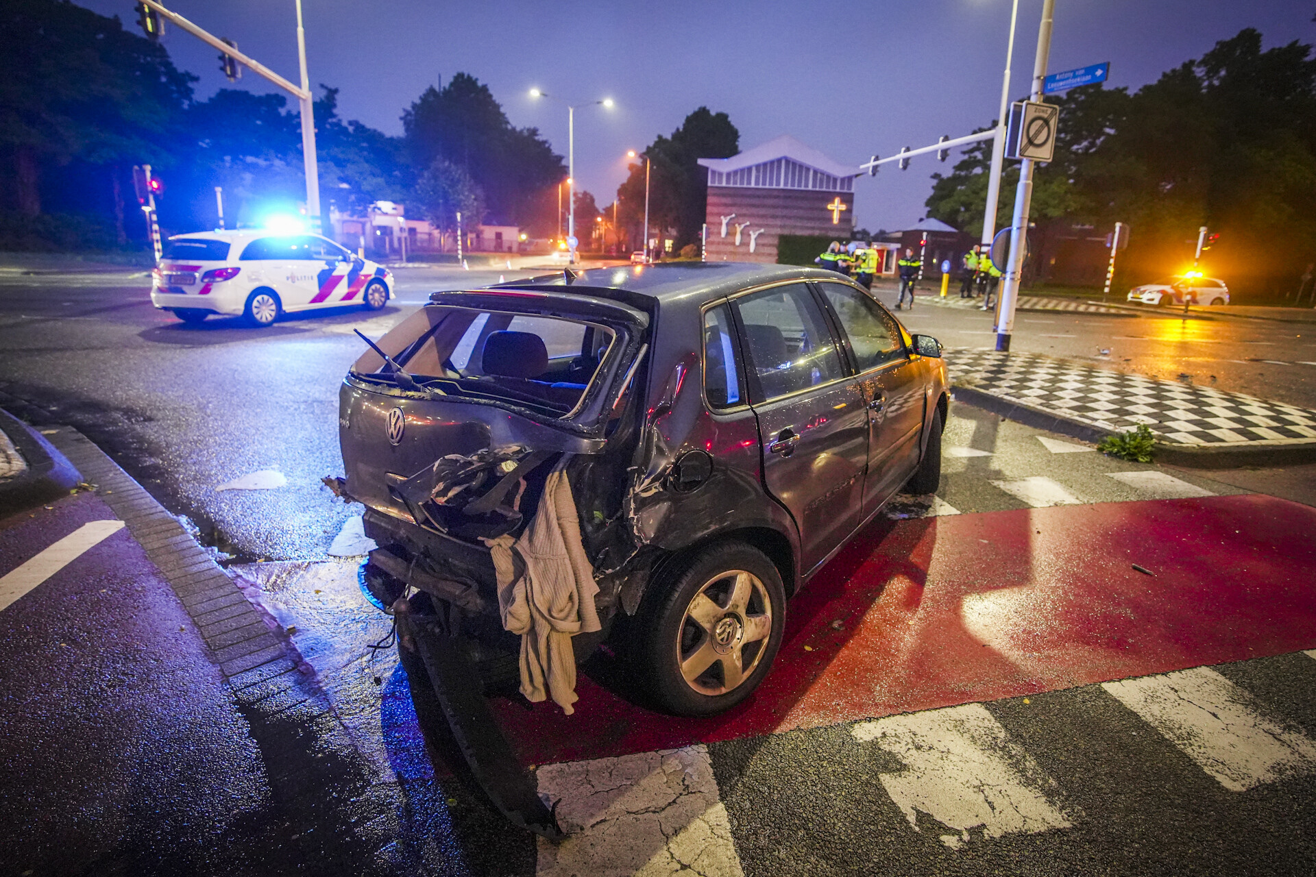 Politiewagen betrokken bij ongeval Eindhoven