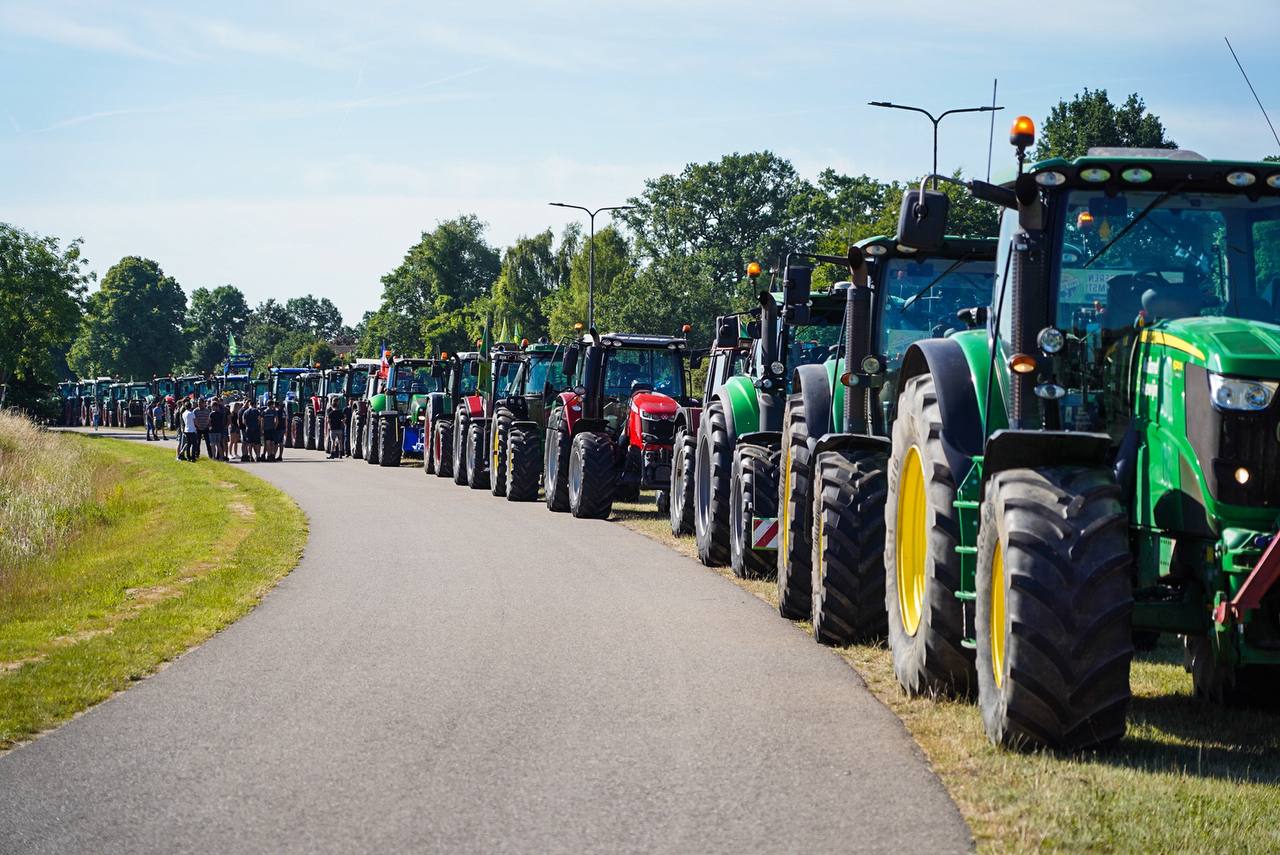Maandag grote en wilde boerenacties in Nederland