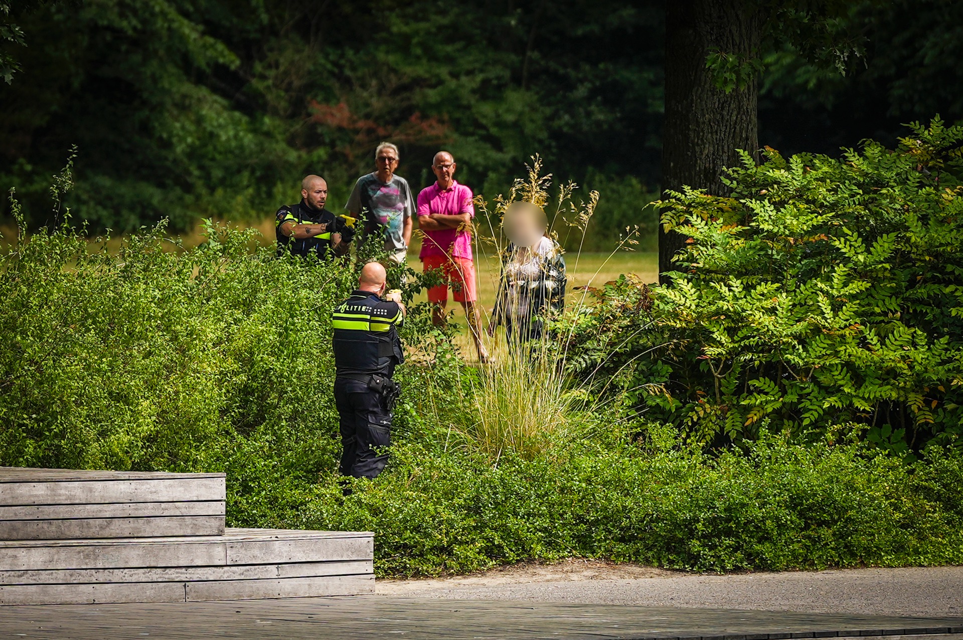 Vrouw wil niet van eiland af en is getaserd door politie