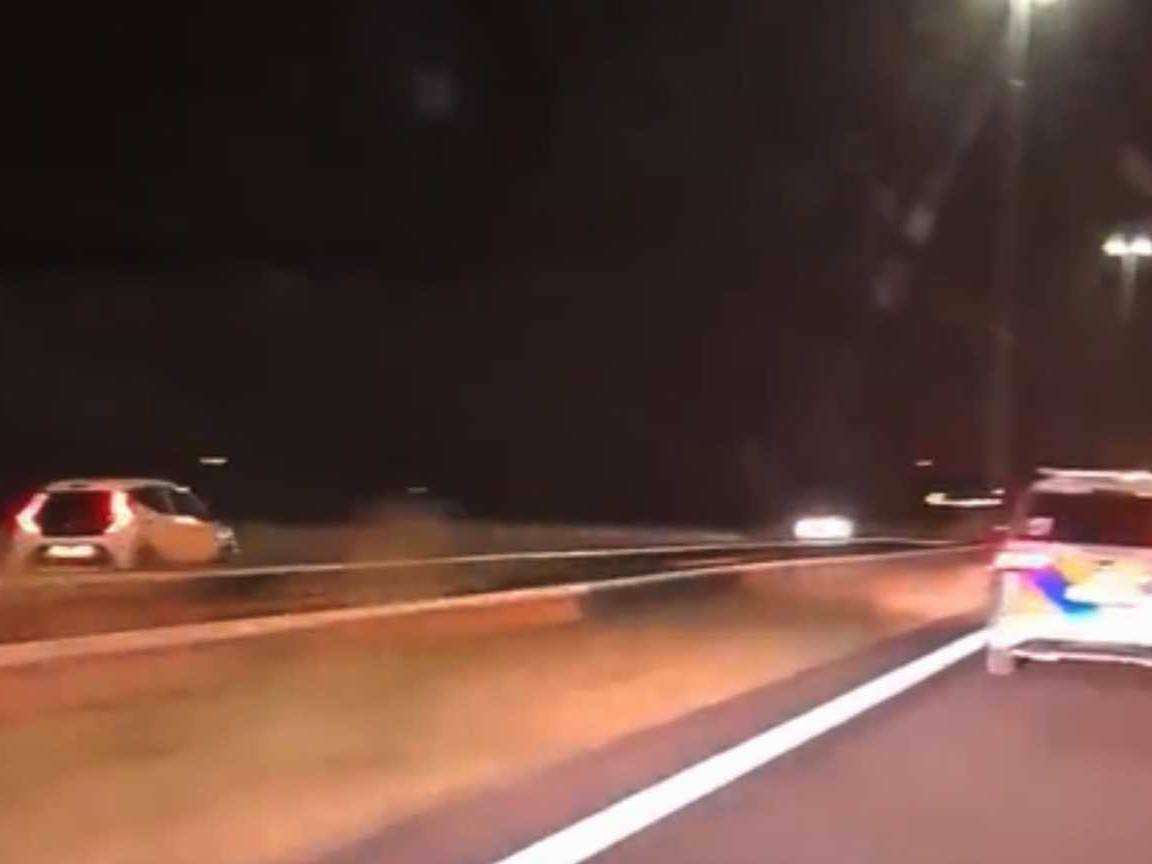 VIDEO: Spookrijder rijdt met 130 over A58 en A16