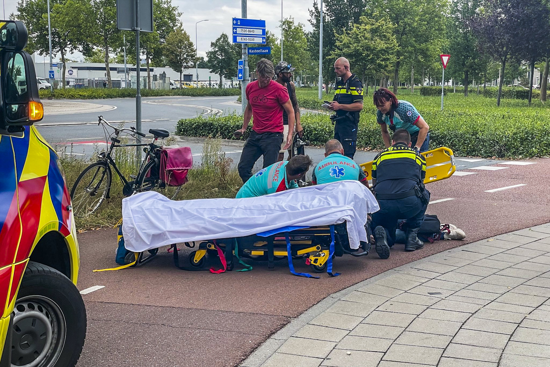 Weer een fietser aangereden horror rotonde in Eindhoven