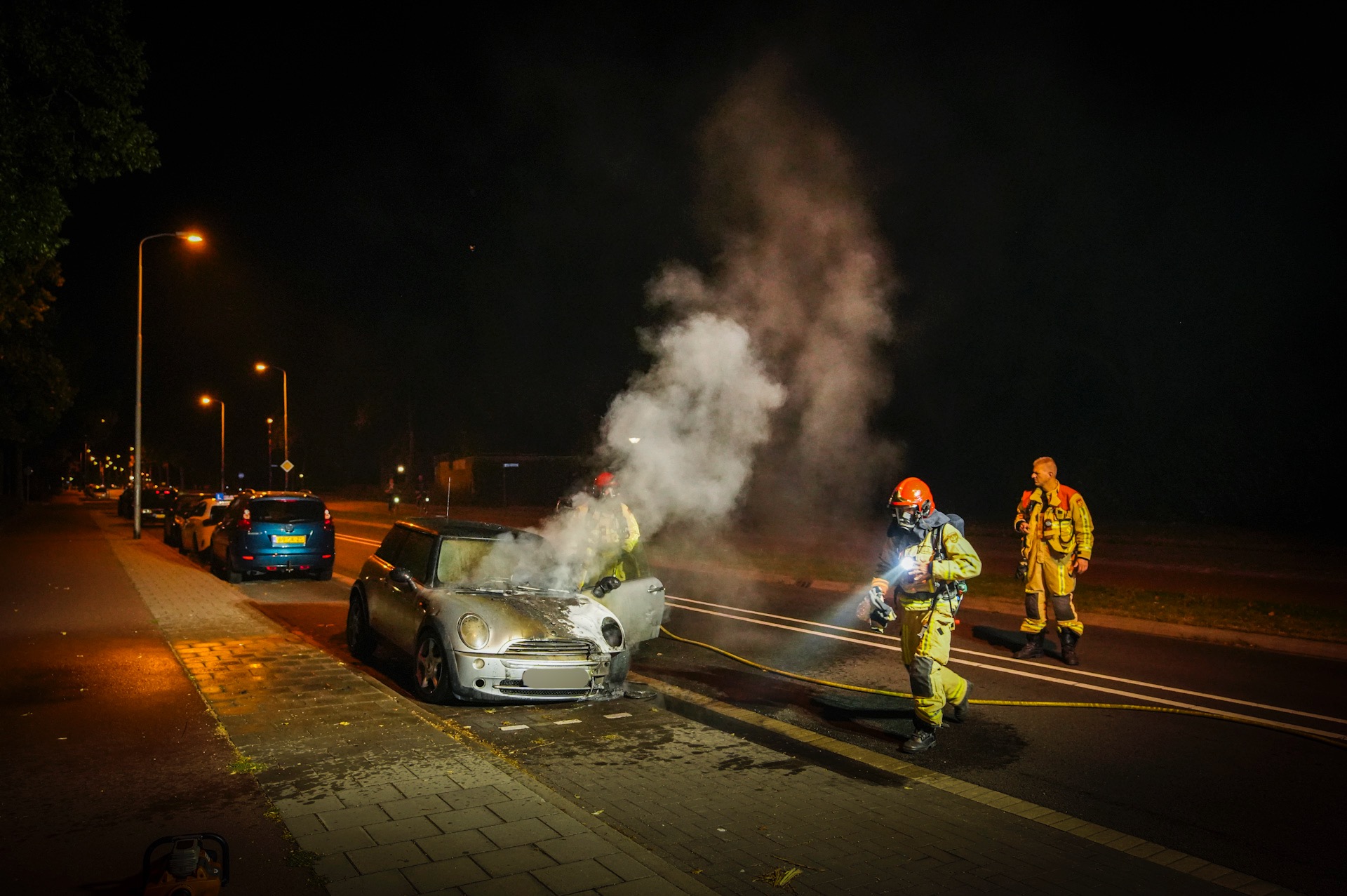 Mini brand uit door mogelijke ruzie