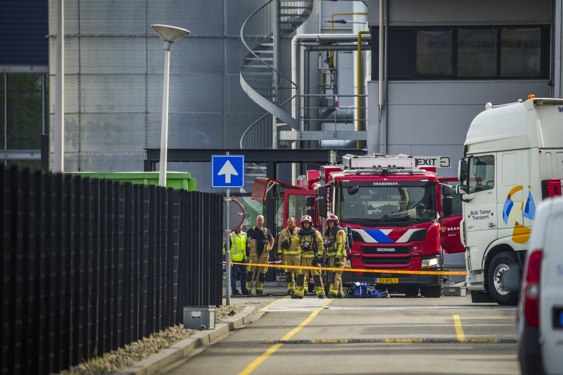 Gewonde na ongeval met gevaarlijke stoffen