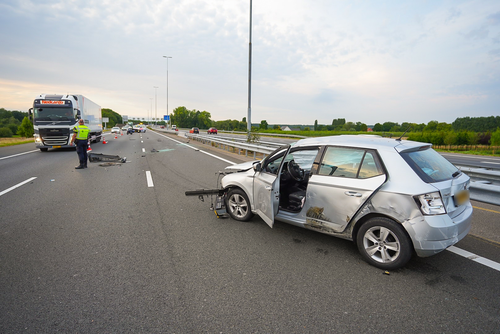 Veroorzaker ernstig ongeval A50 had geen rijbewijs en was dronken