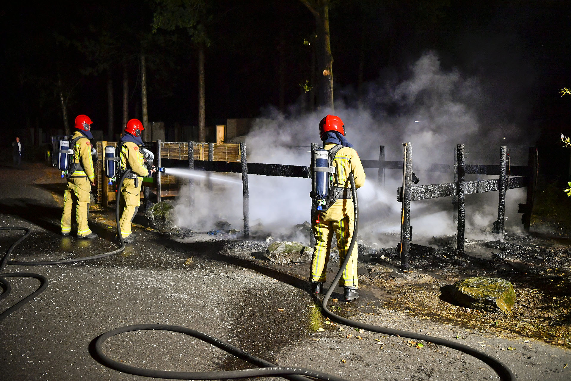 Brand op vakantiepark in Westerhoven