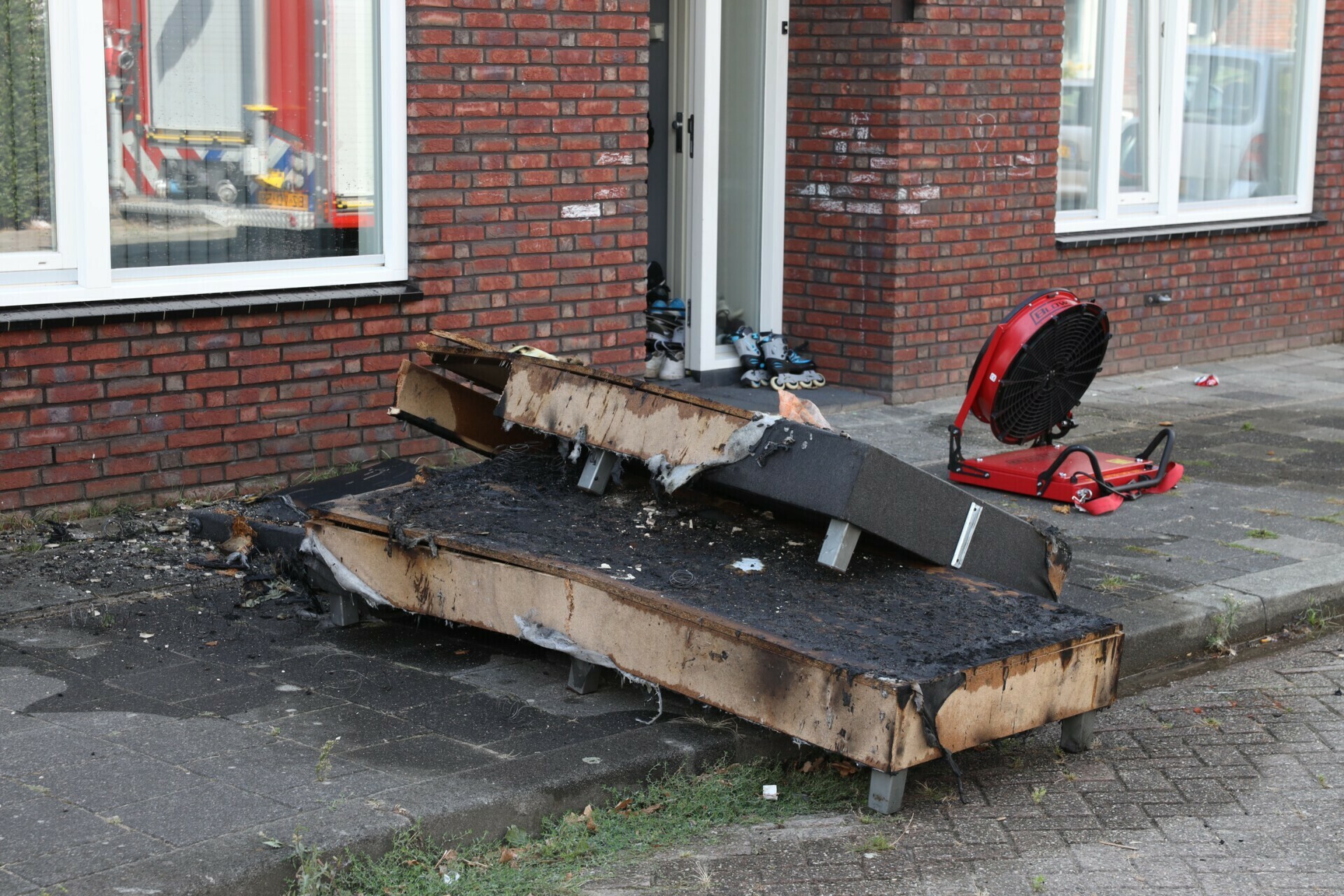 Slaapkamer uitgebrand op bovenverdieping in Den Bosch