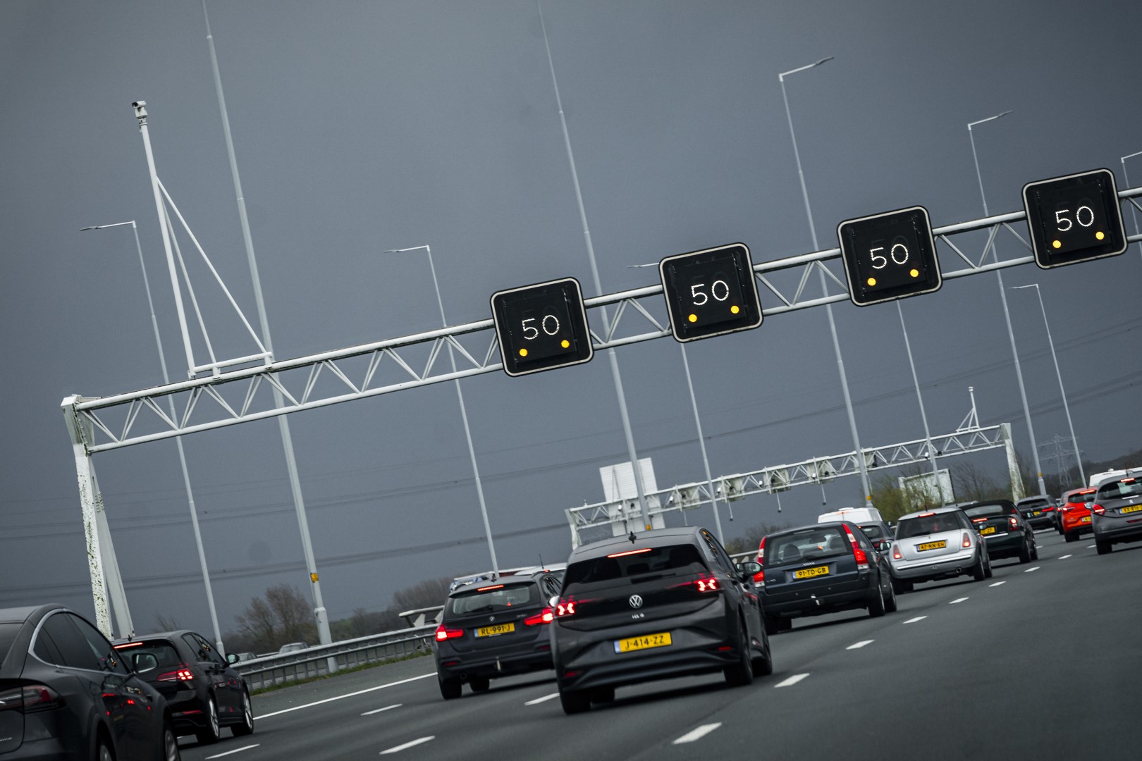 Drukste ochtendspits van het jaar door ongelukken en regen