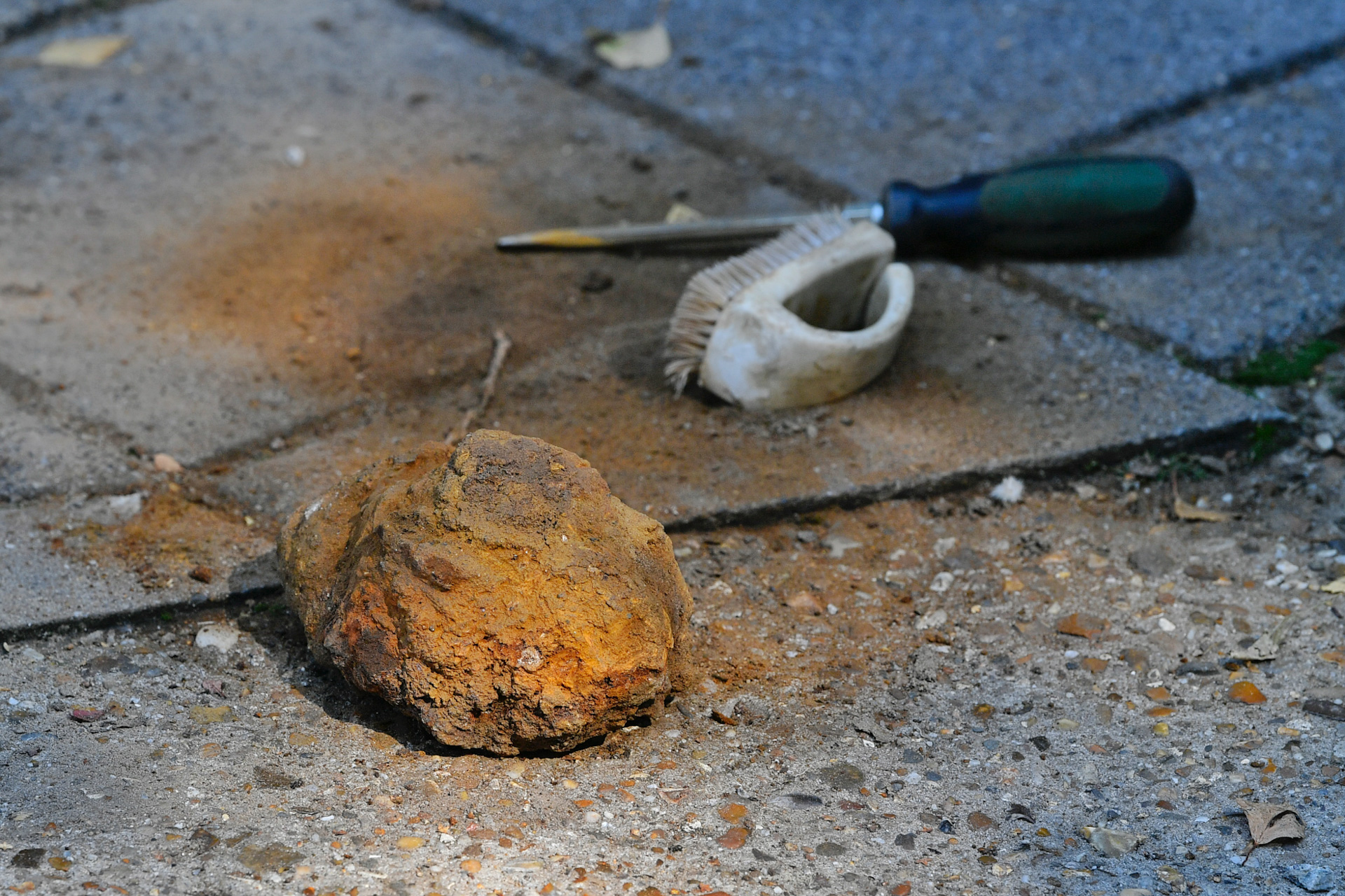 ‘Explosief’ in Bergeijk blijkt stuk beton