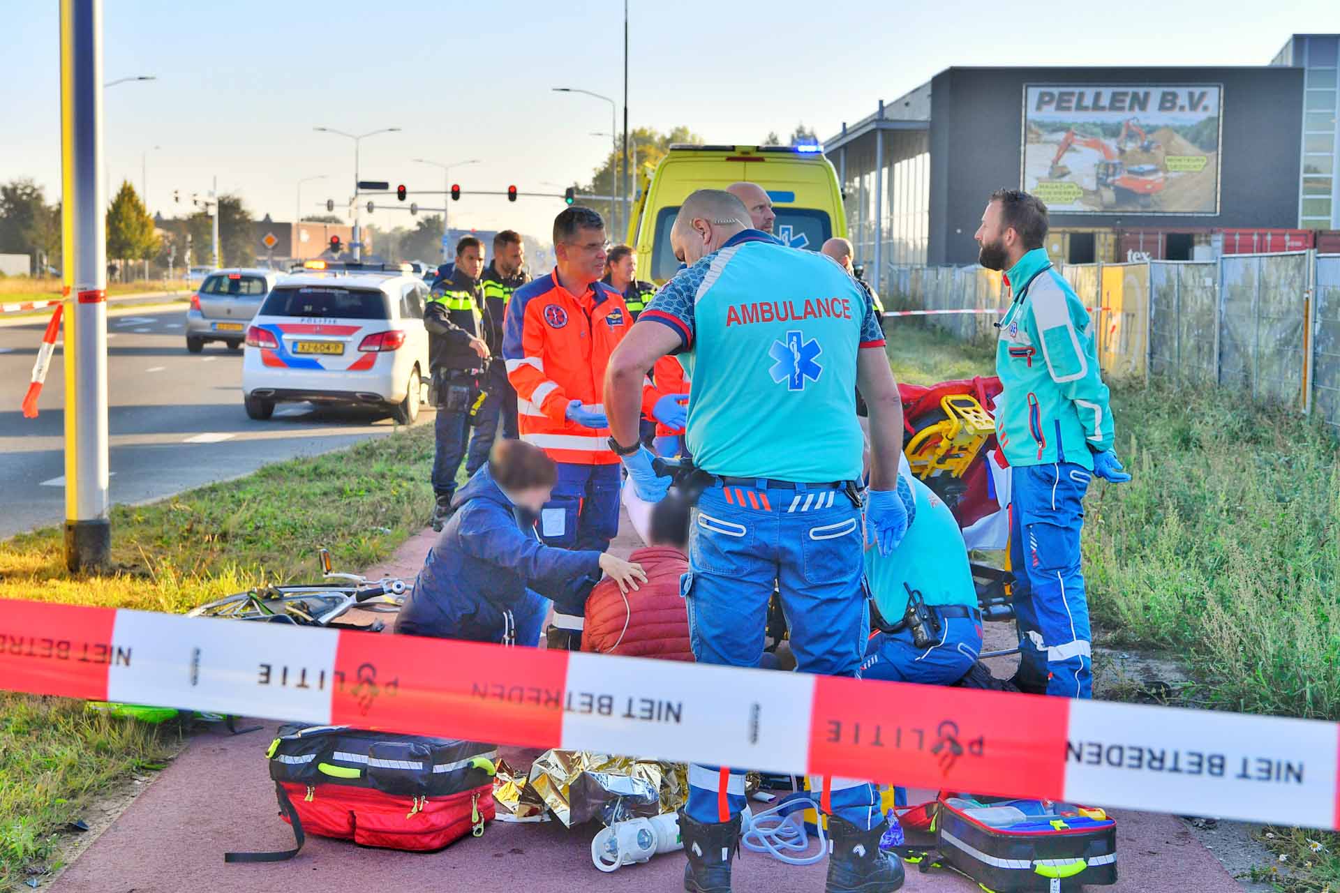 Ongeval tussen scooter en fietser in Veldhoven