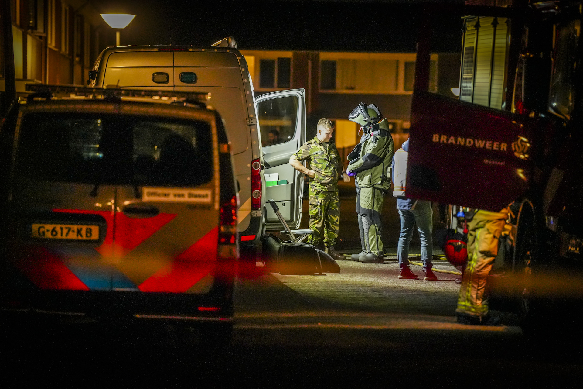 Plofkraak explosieven in garagebox, straat afgezet