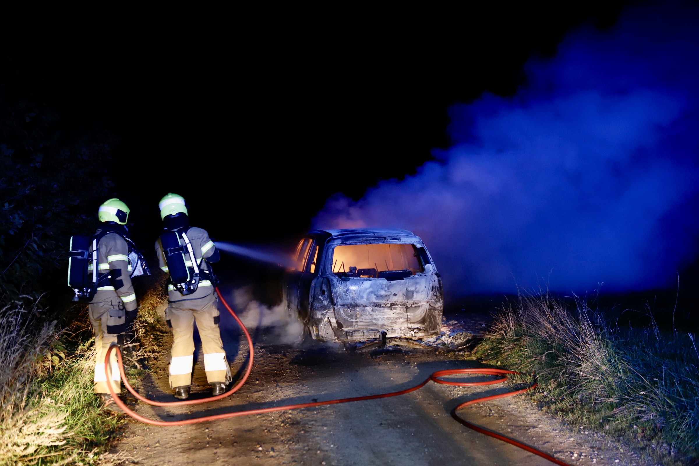 Gestolen auto uitgebrand