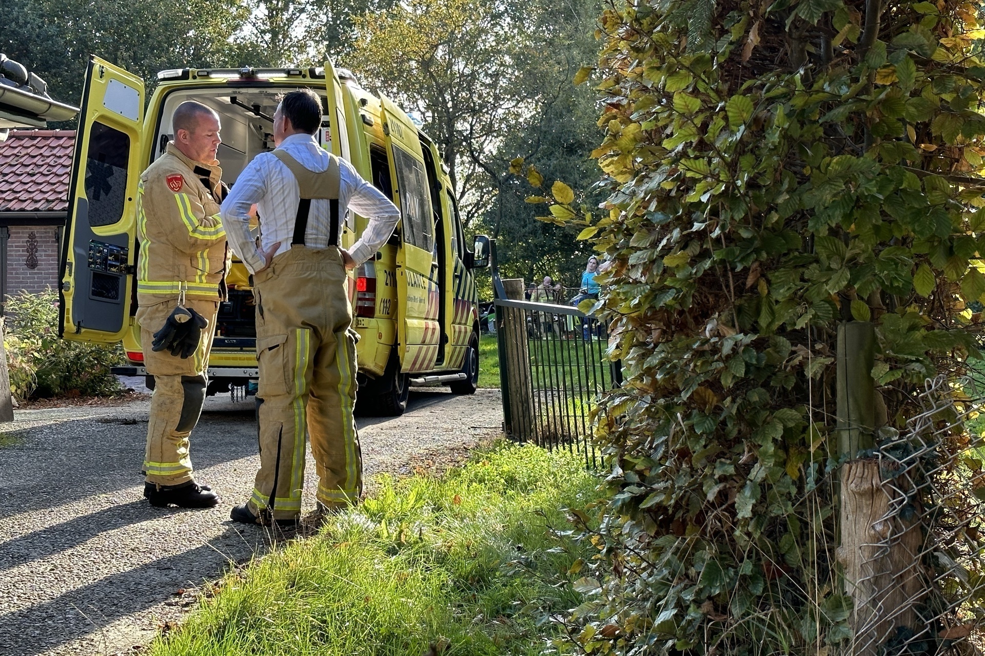 Man met vingers bekneld in grasmaaier in Oirschot