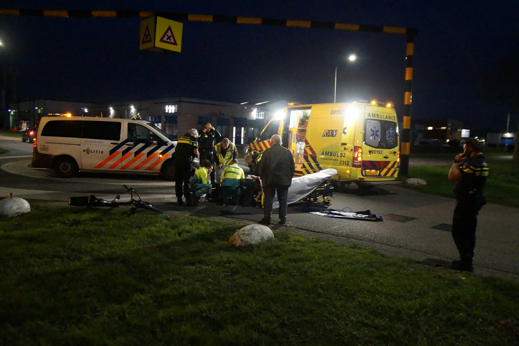Fietser gewond na aanrijding met auto