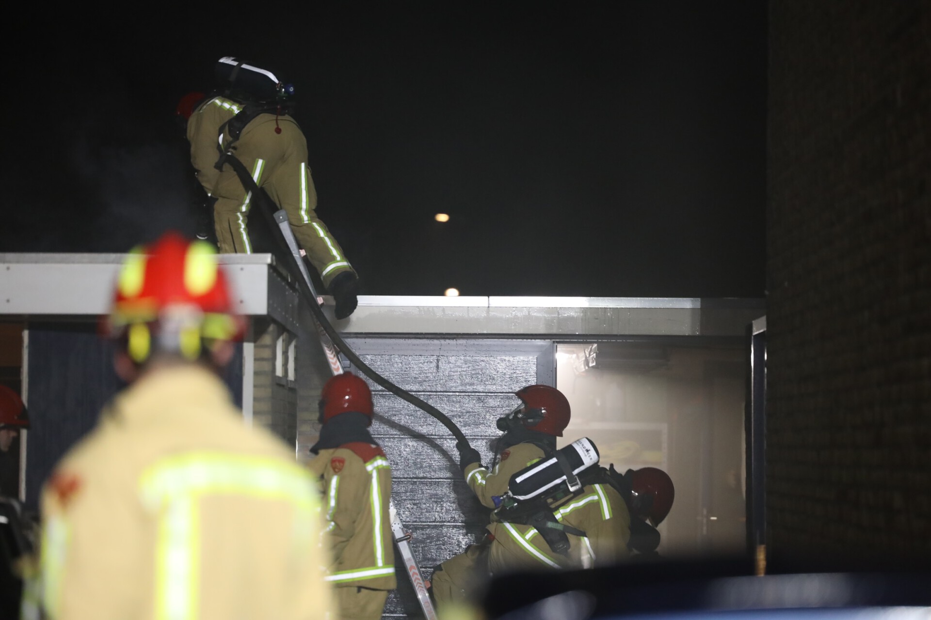 Brand in garagebox in Son en Breugel