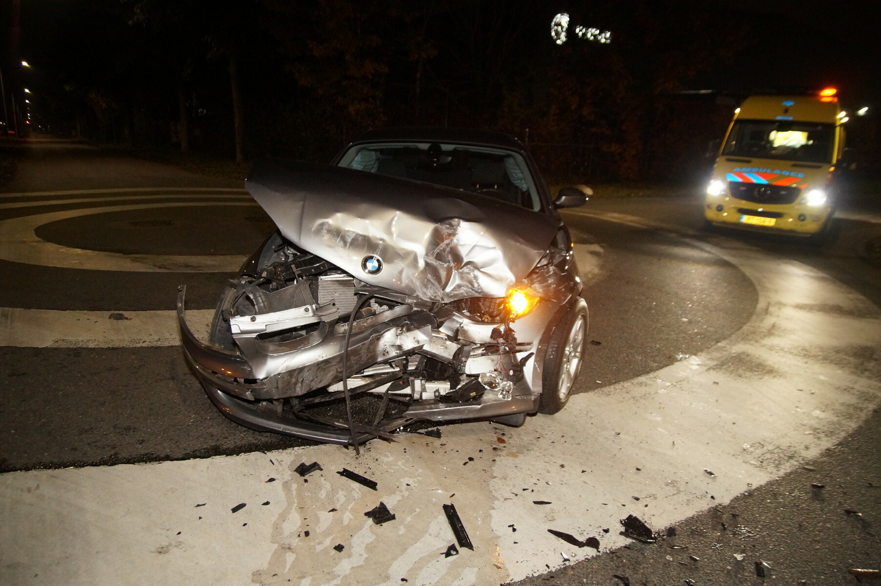 Auto total loss na botsing met ander voertuig