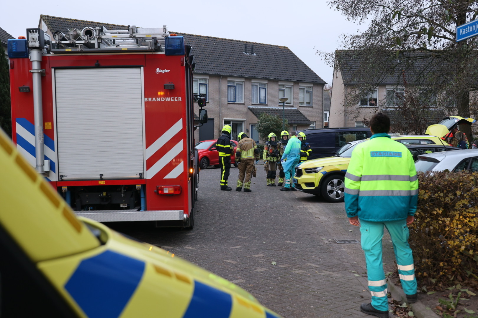 Vrouw onwel door kleine gaskachel in woning