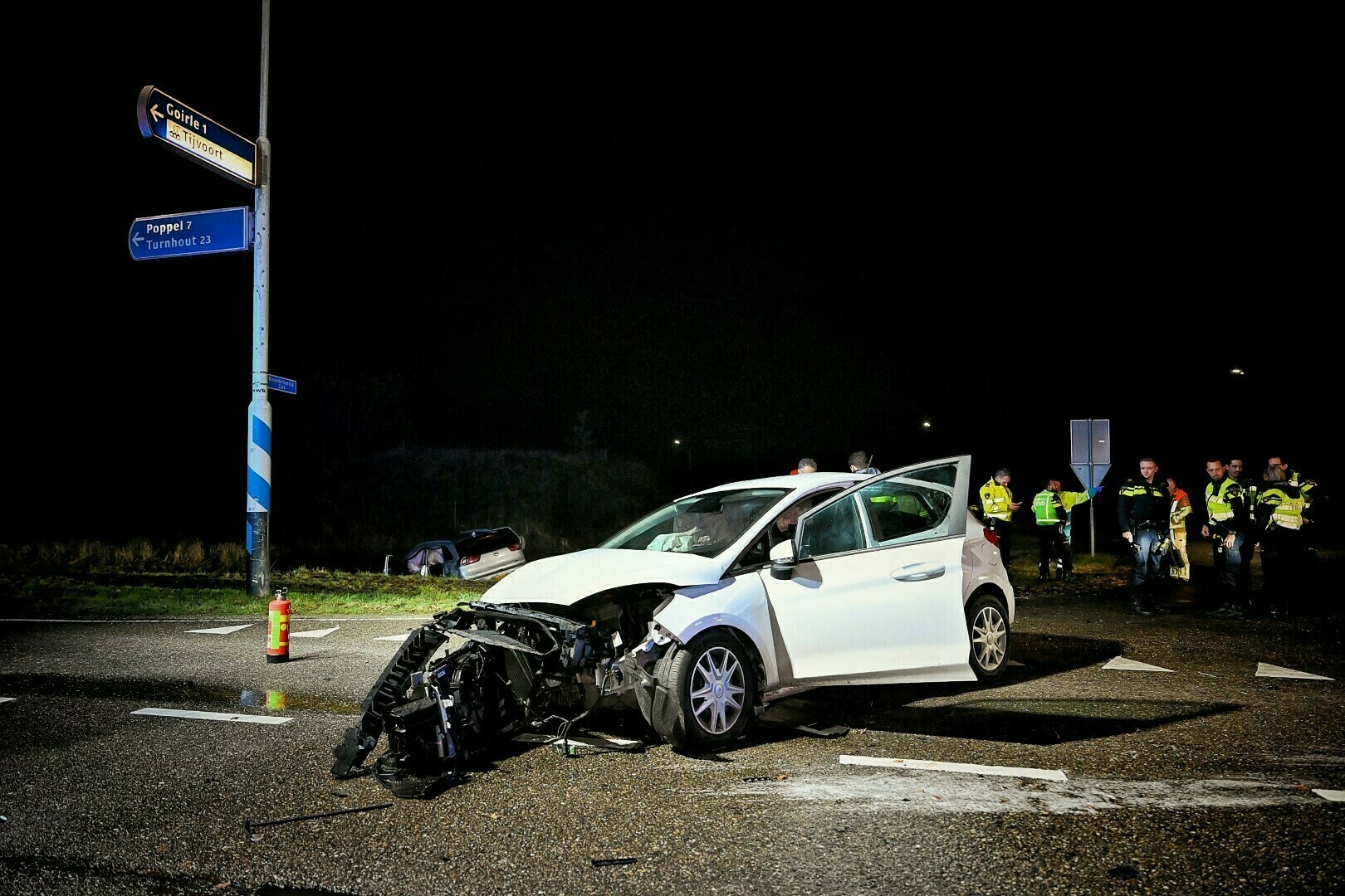 Vier gewonden bij ernstig ongeval, slachtoffers bekneld