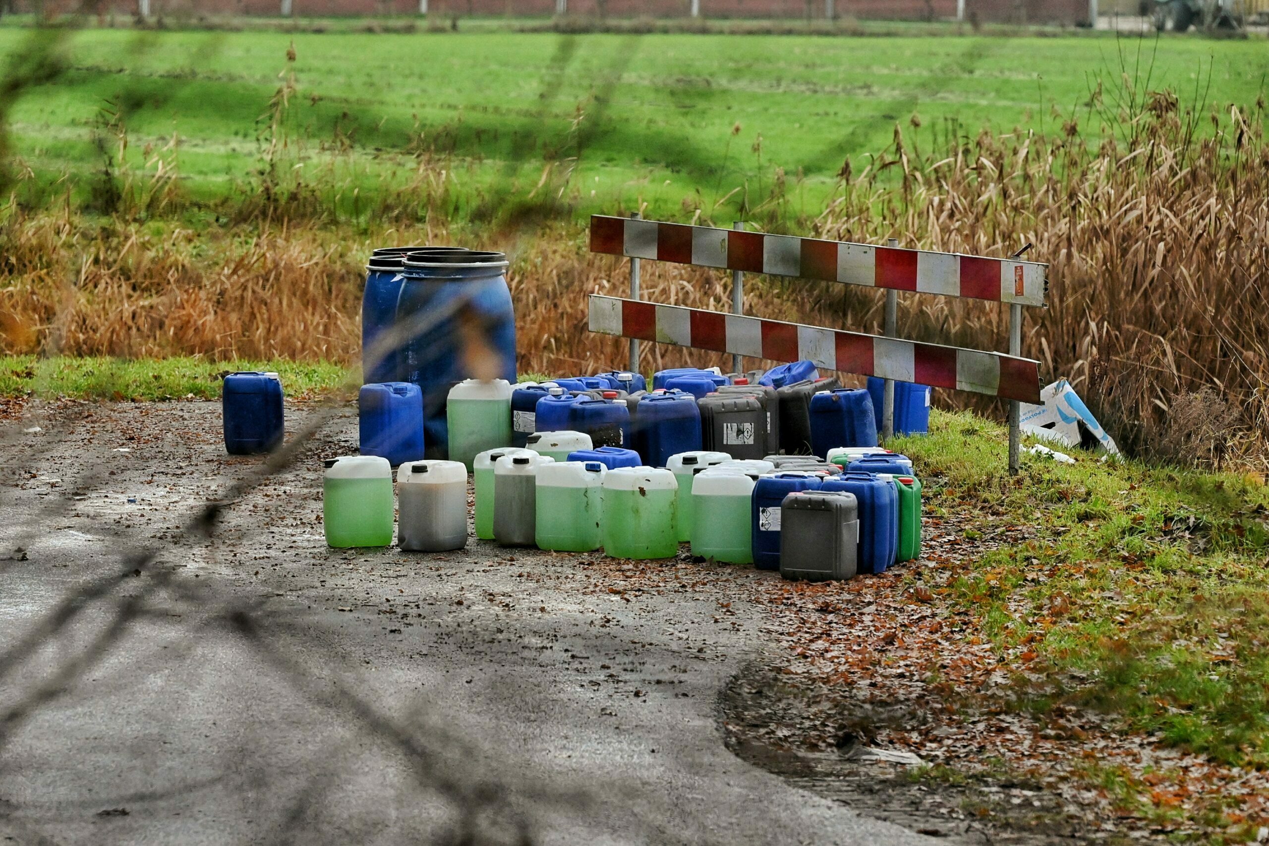 Grote dumping van drugsafval aangetroffen