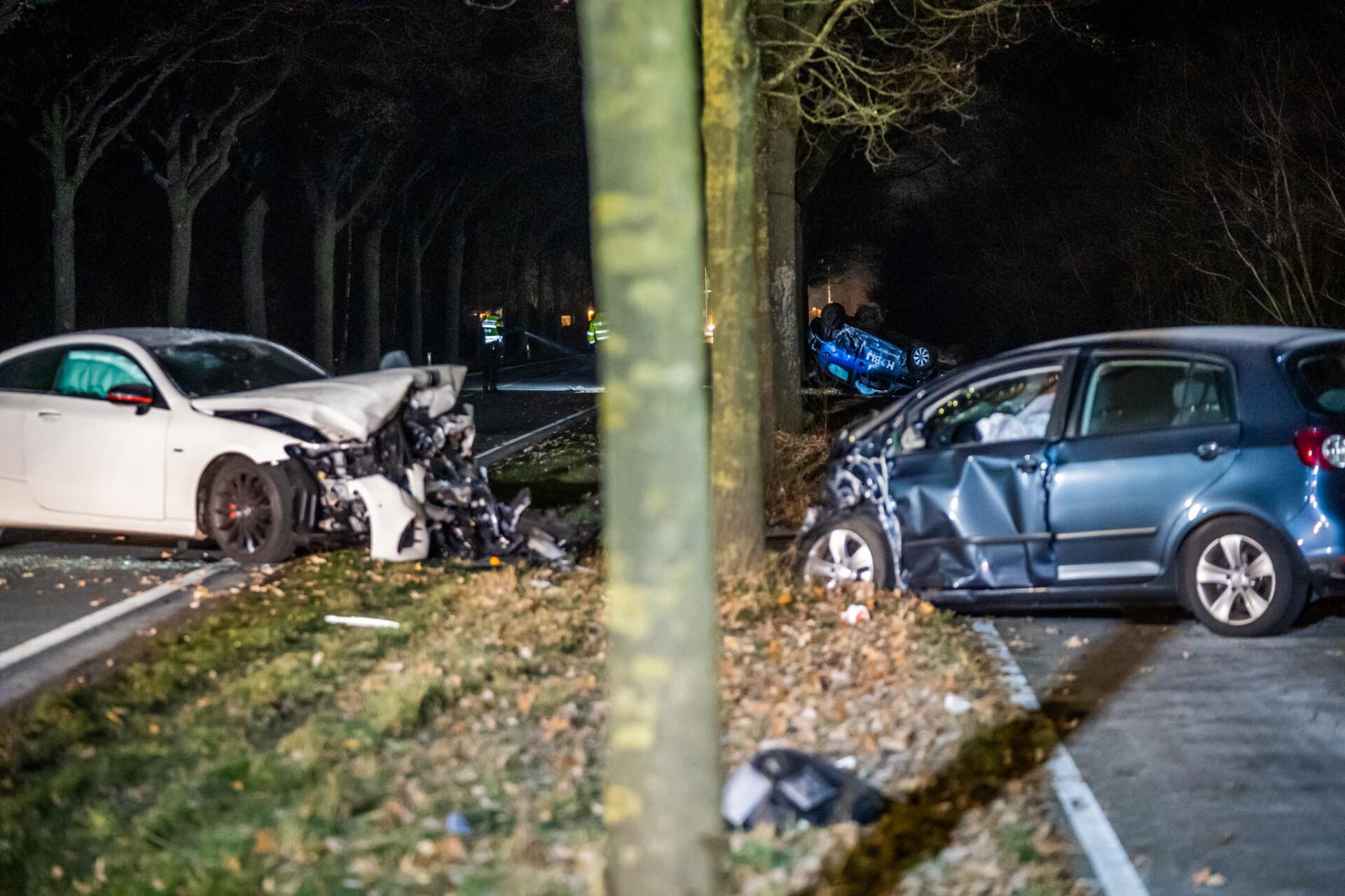 UPDATE: 6 gewonden bij ernstig ongeval met drie auto’s