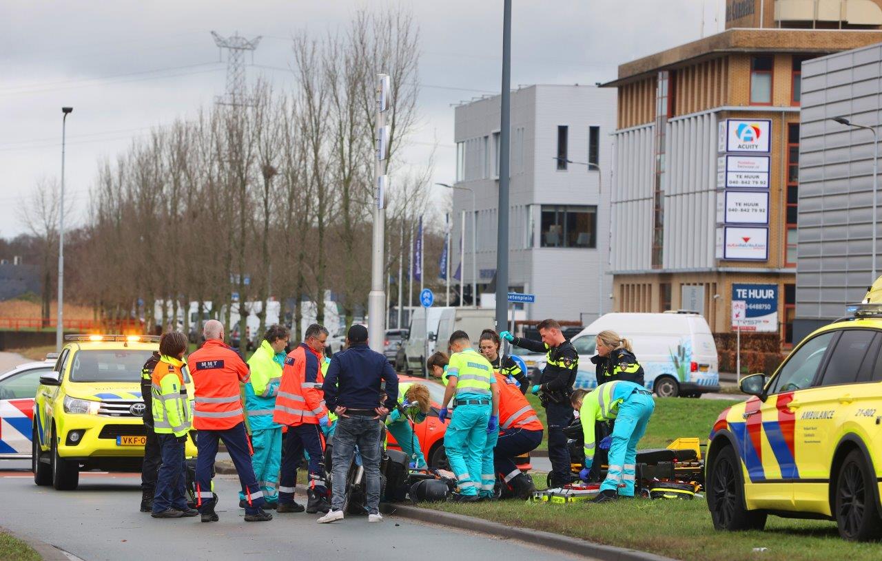 Motorrijder gereanimeerd na eenzijdig ongeval