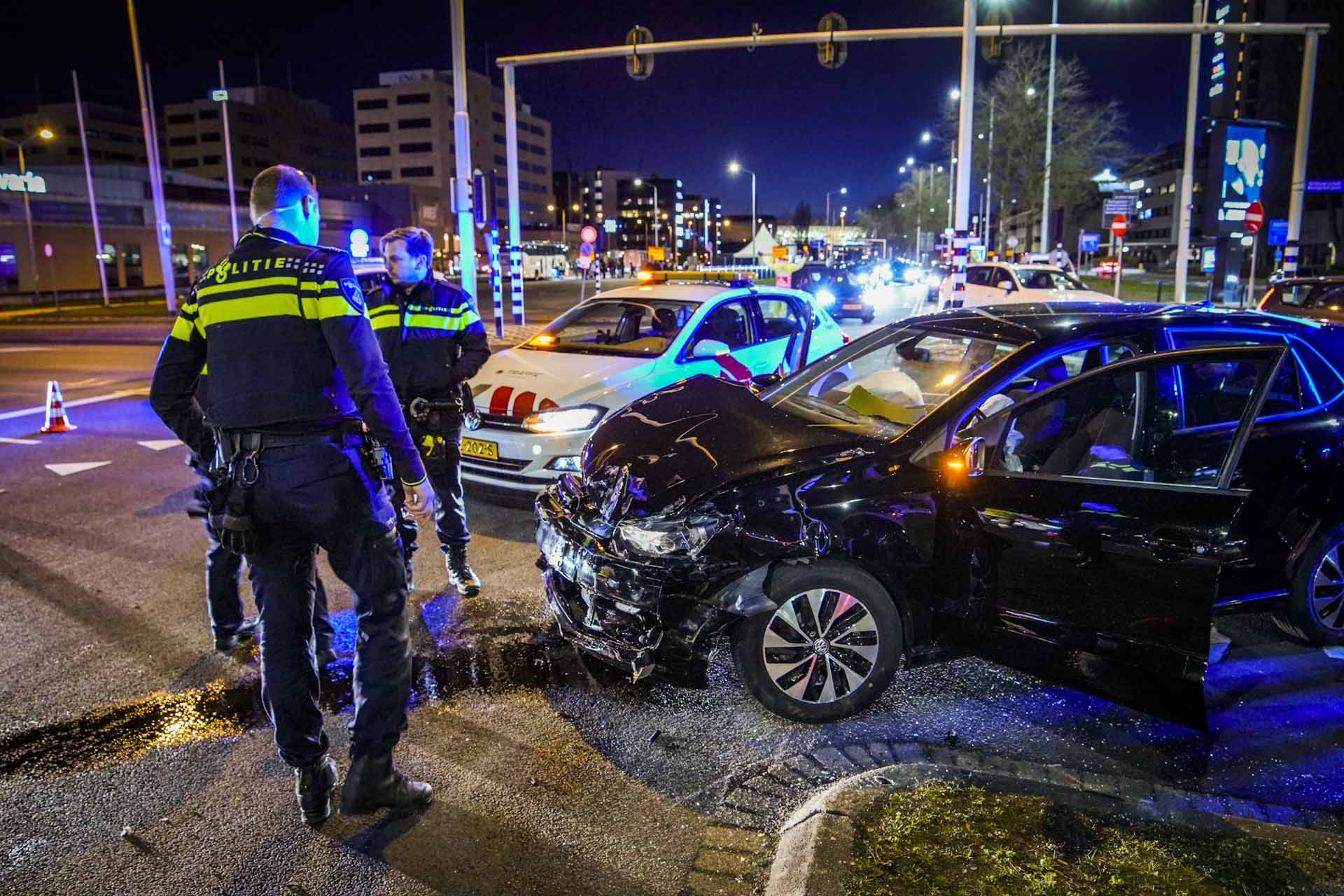 Ongeval zorgt voor verkeerschaos na wedstrijd PSV