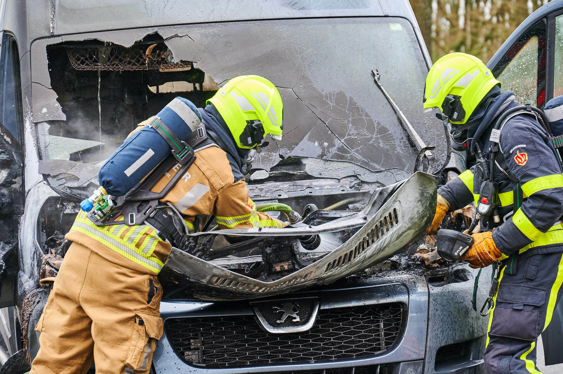 Bestelbus Verwoest Door Brand - 112Brabant