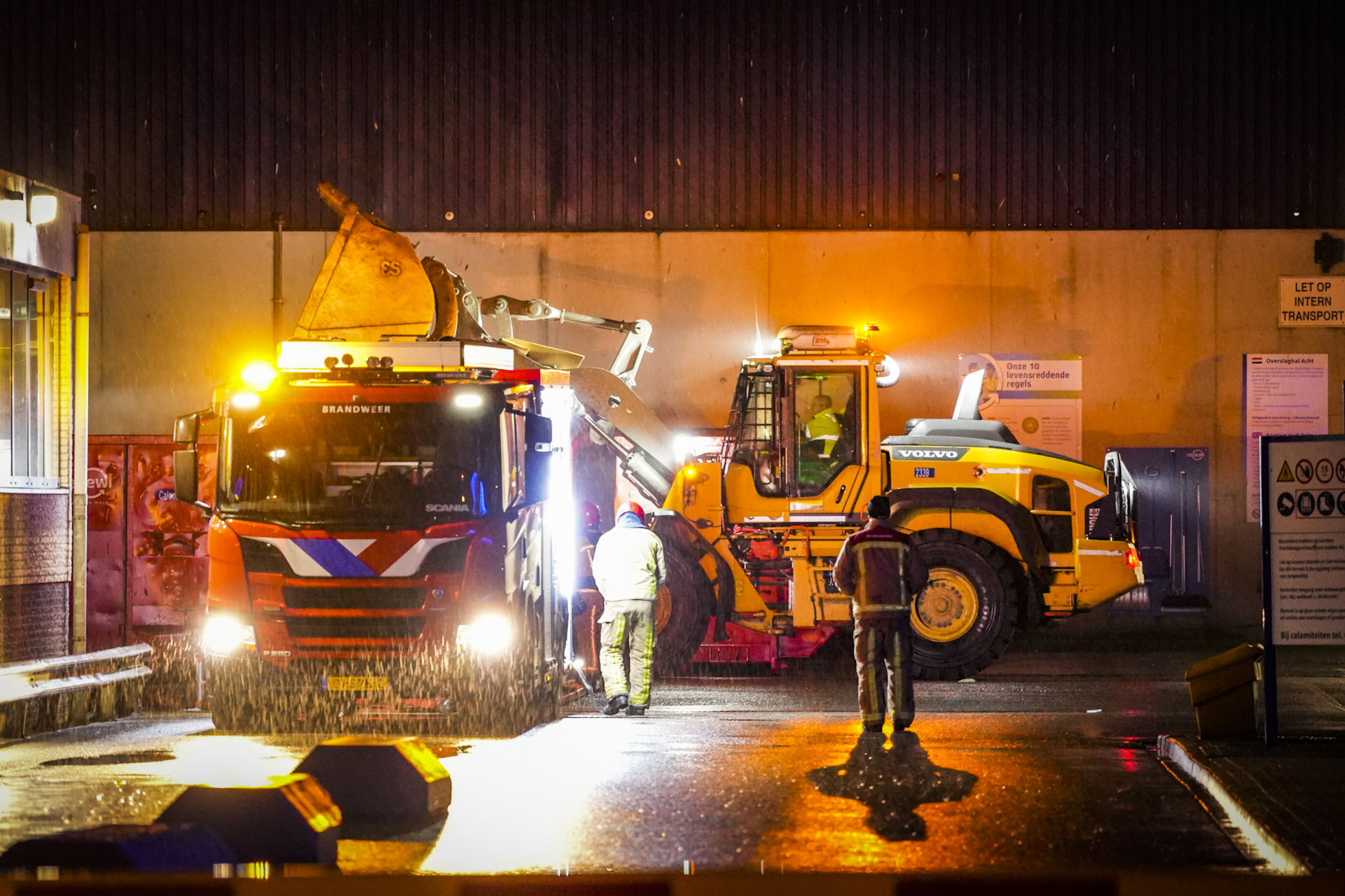 Grote brand bij afvalverwerker Renewi