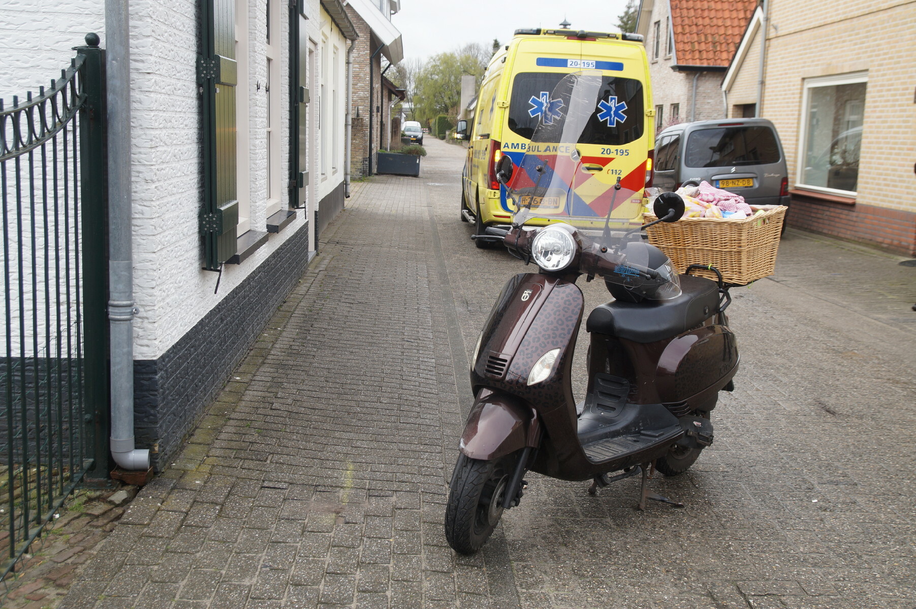 Meisje gewond door val met scooter door loslopend hond