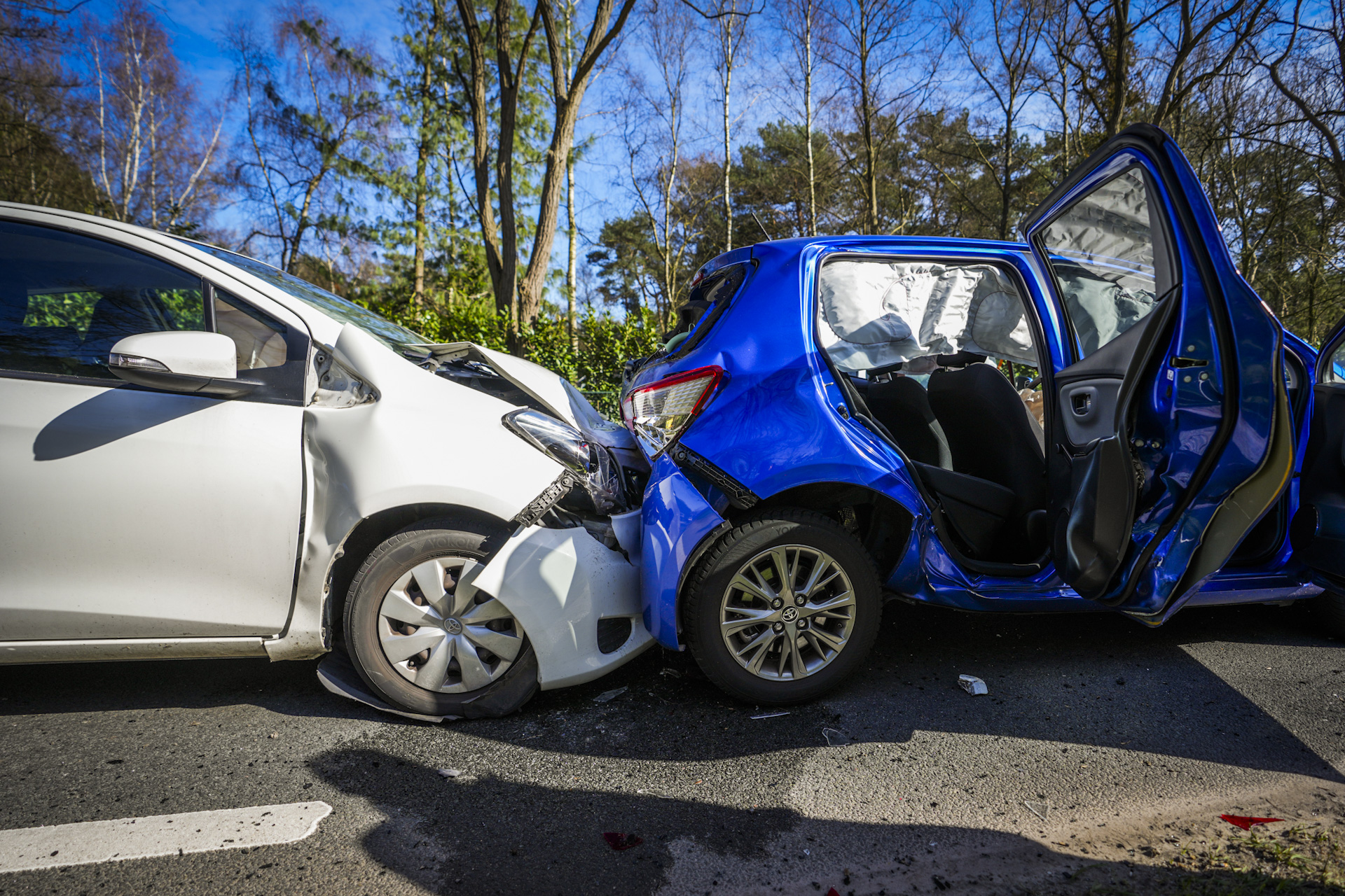 Flink ongeval N615 met gewonden na mogelijk opzettelijk remmen