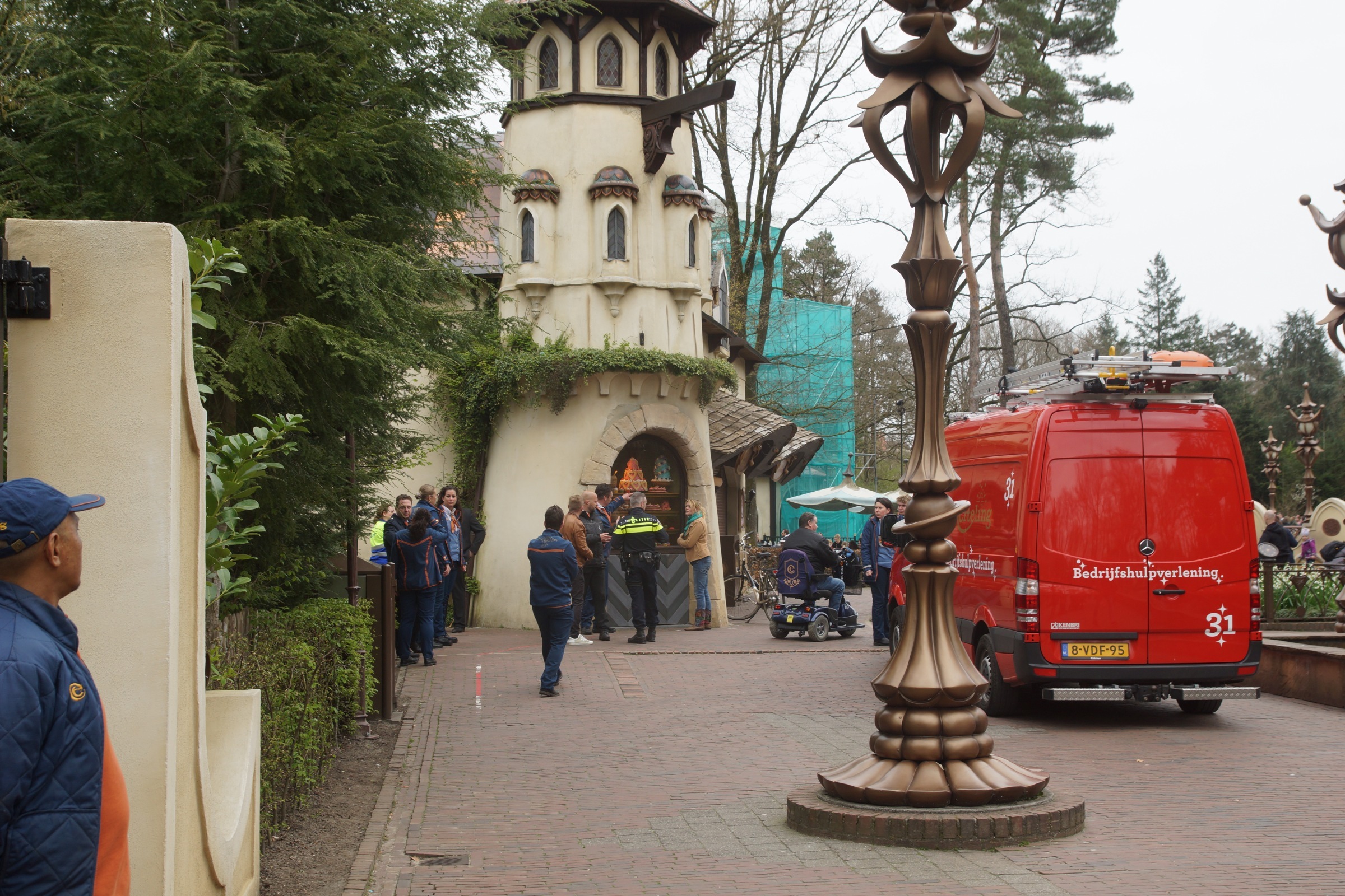 Traumahelikopter landt in de Efteling vanwege incident