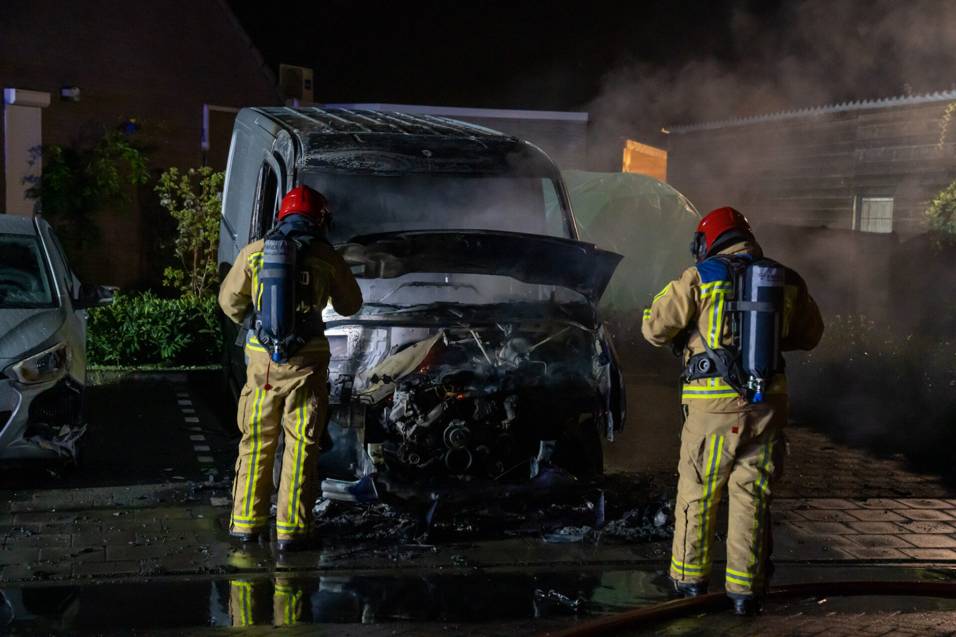 Bestelbus Verwoest Na Brand, Vermoedelijk Aangestoken - 112Brabant