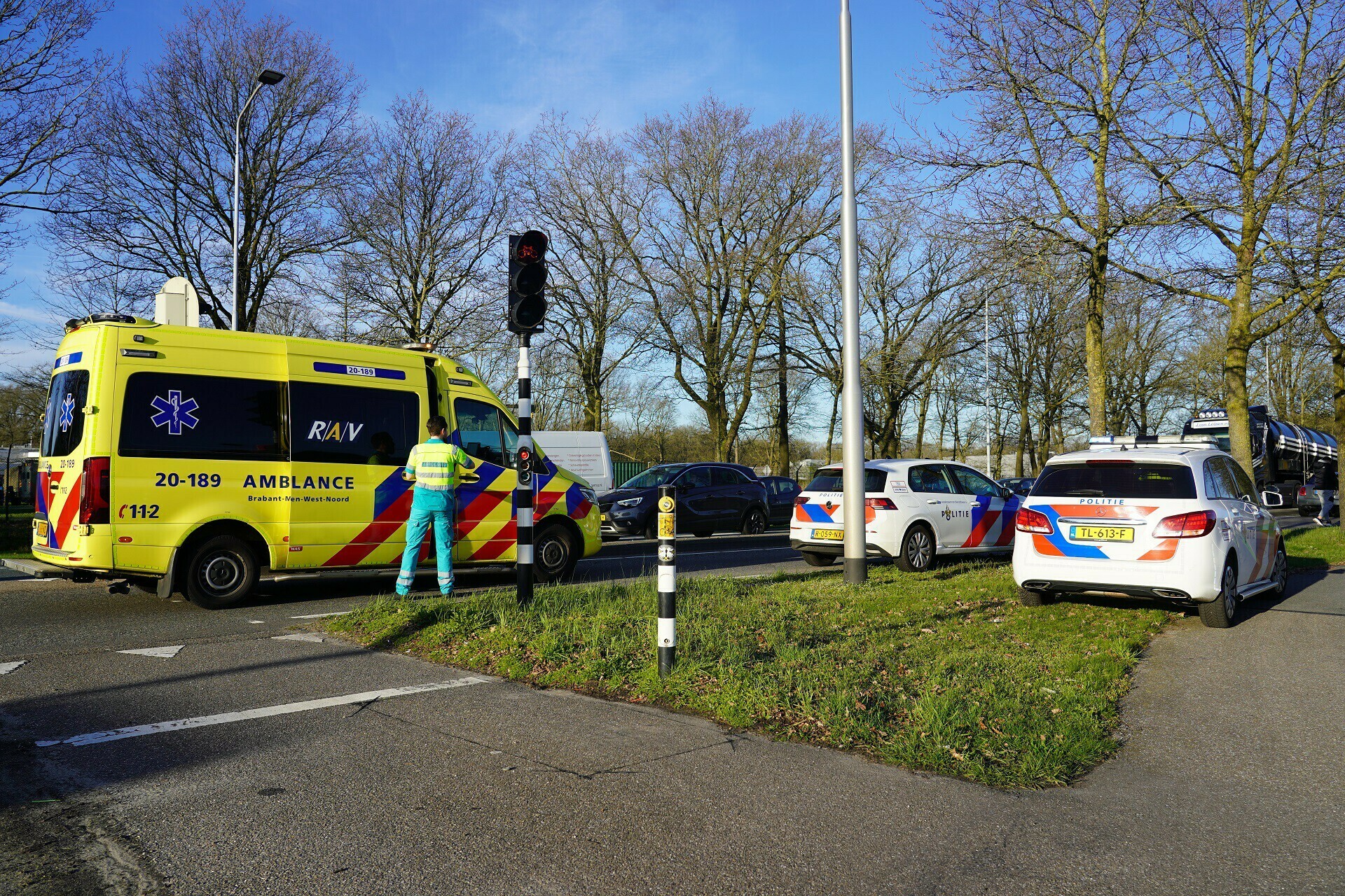 Vrouw Gewond Bij Kop Staart Botsing 112Brabant