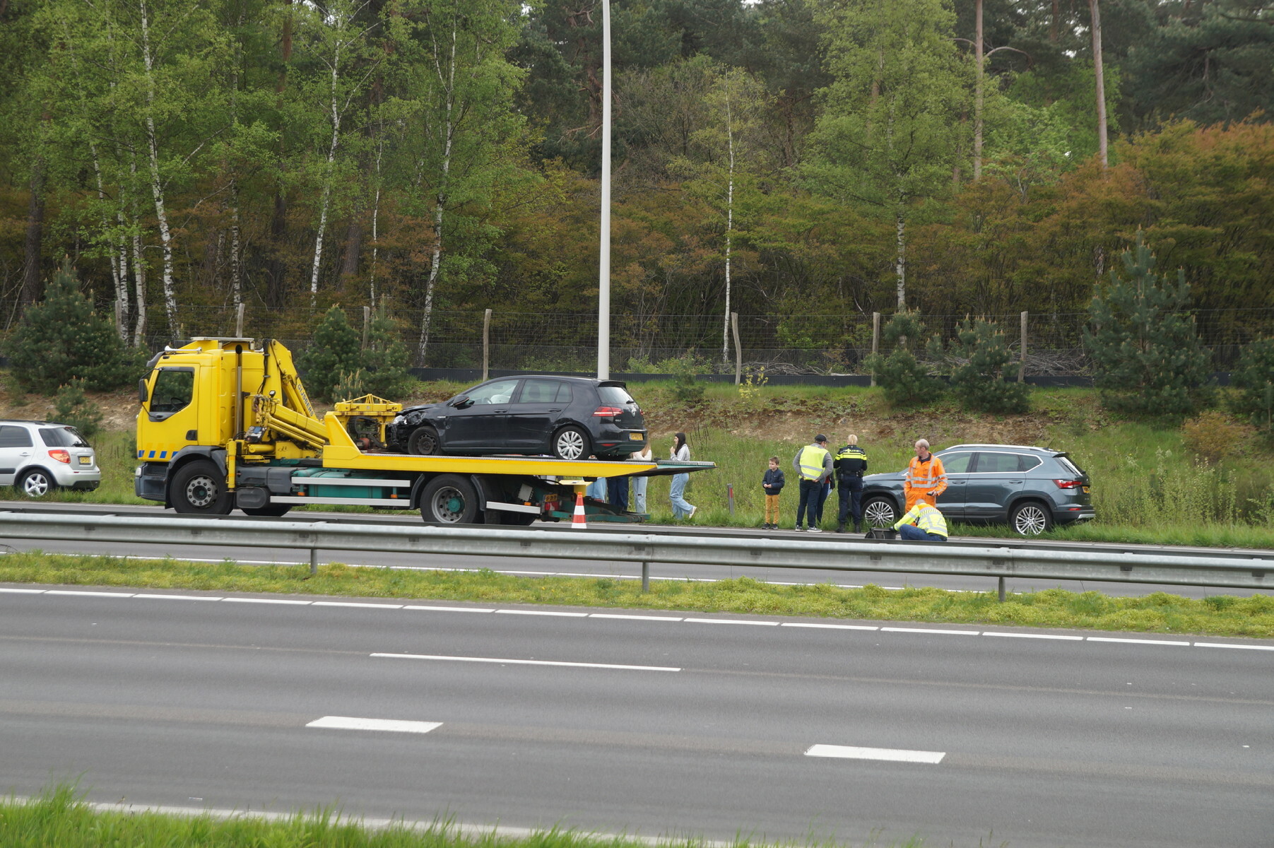 Kettingbotsing met vier auto’s in Kaatsheuvel