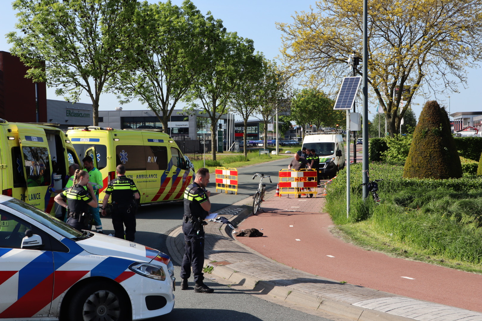Fietser die locatie van ongeval verliet aangehouden