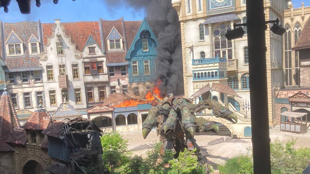 Brand bij de paardenshow Raveleijn in de Efteling