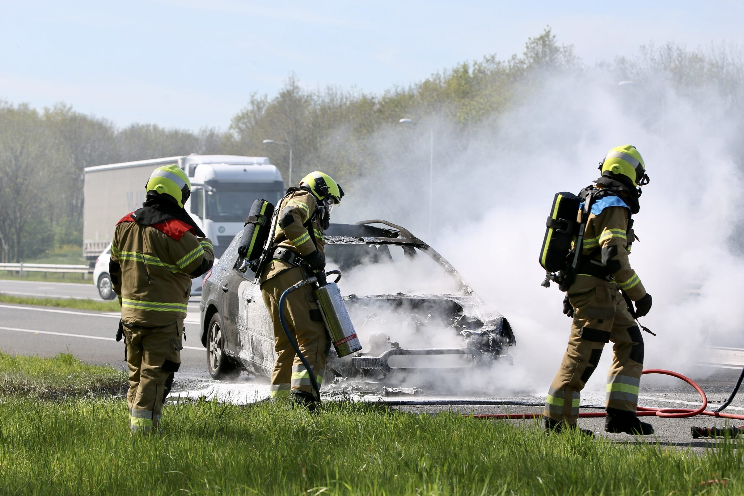 Auto Brandt Volledig Uit Op A73 112Brabant