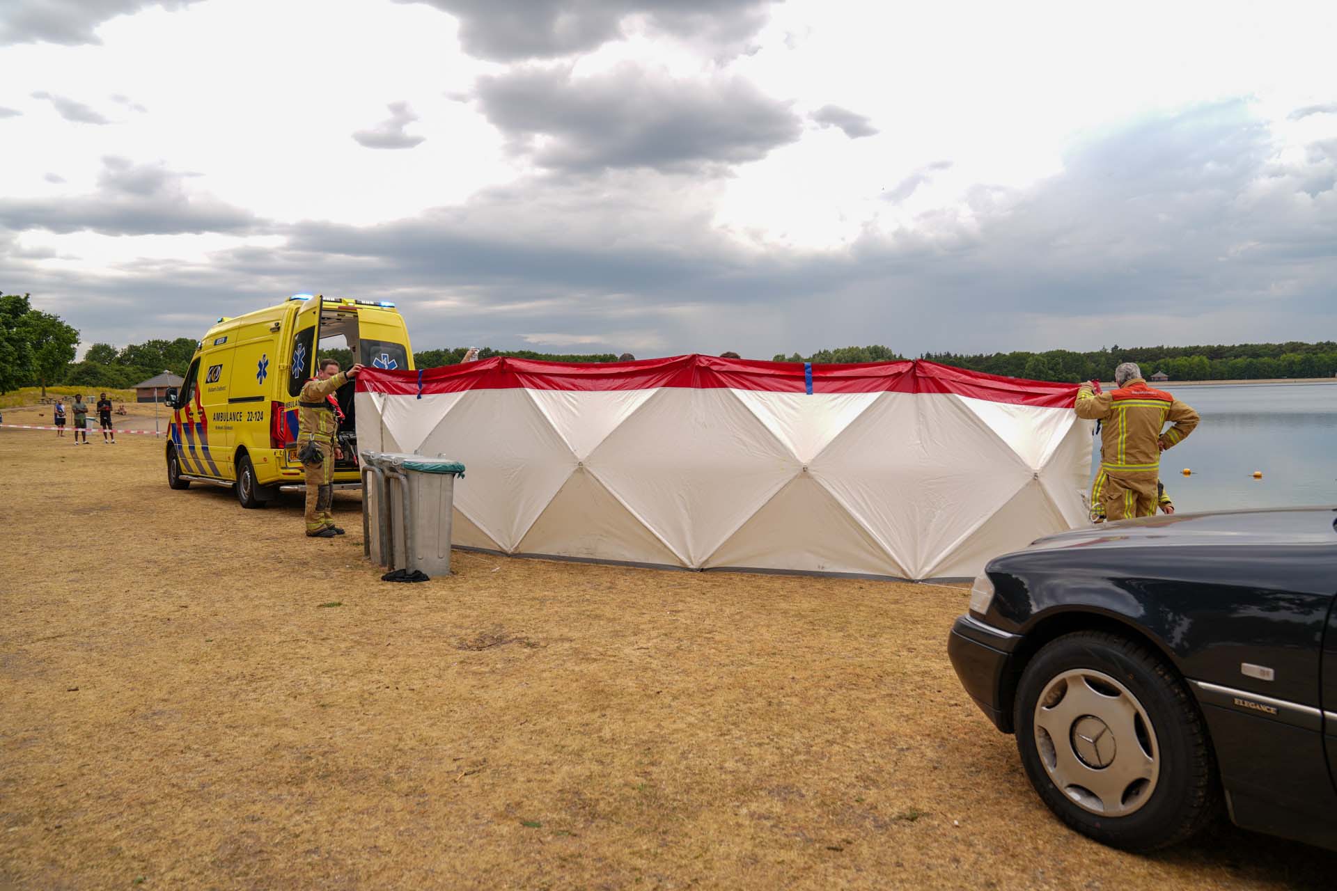 Dode man aangetroffen in plas, waarschijnlijk zwemmer