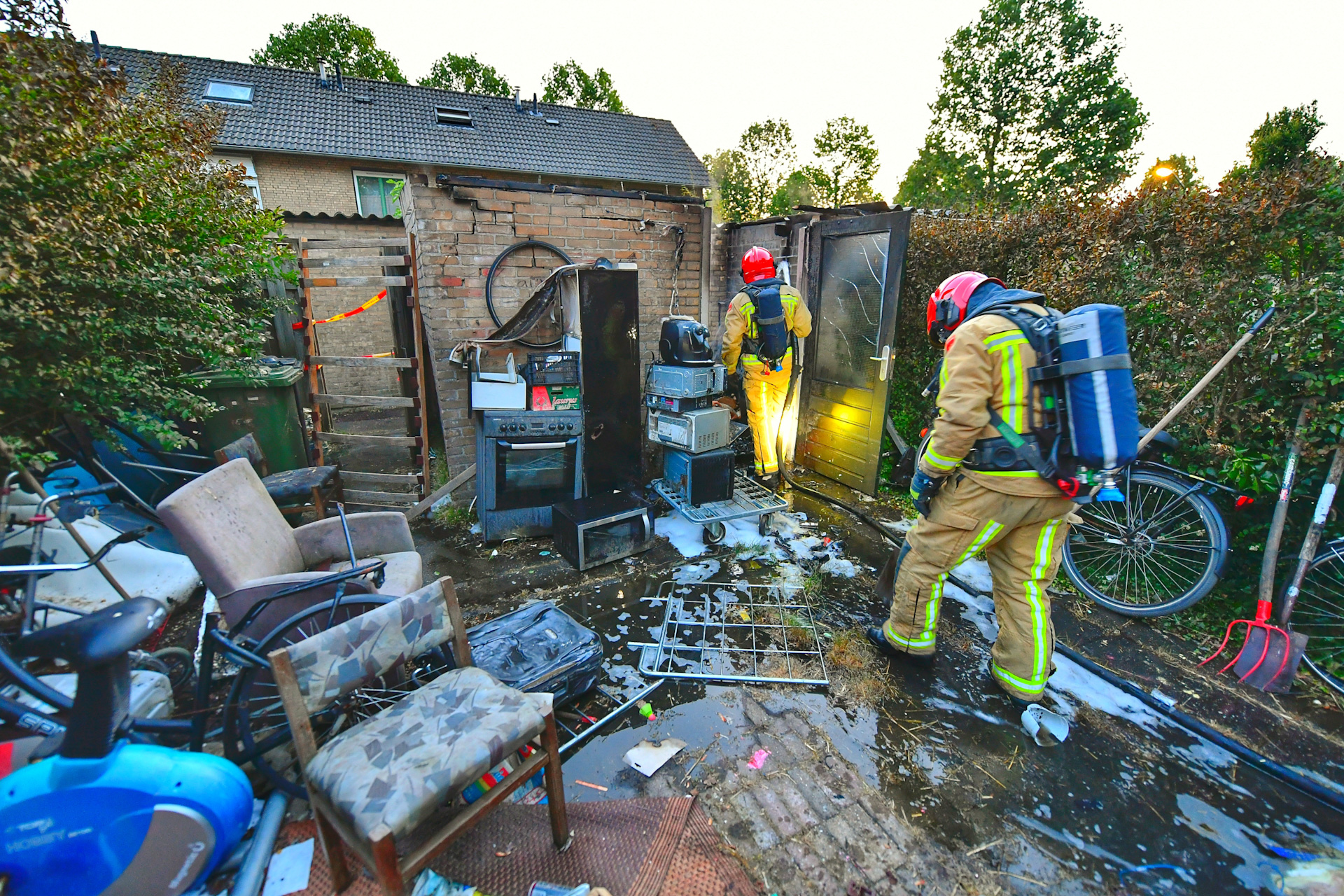 Brandweer Redt Konijn Bij Schuurbrand - 112Brabant