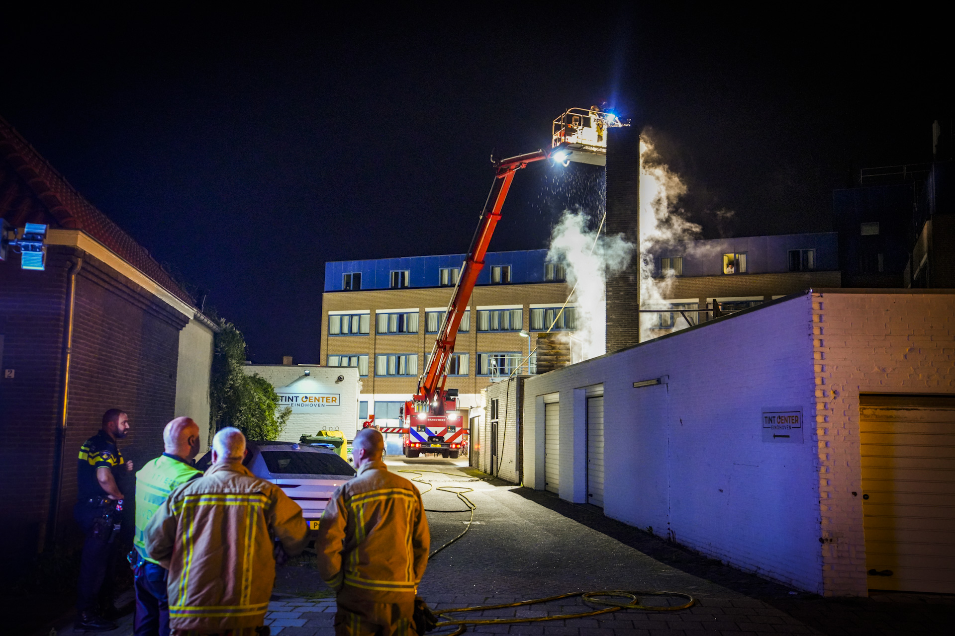 Brand bij Aziatisch restaurant