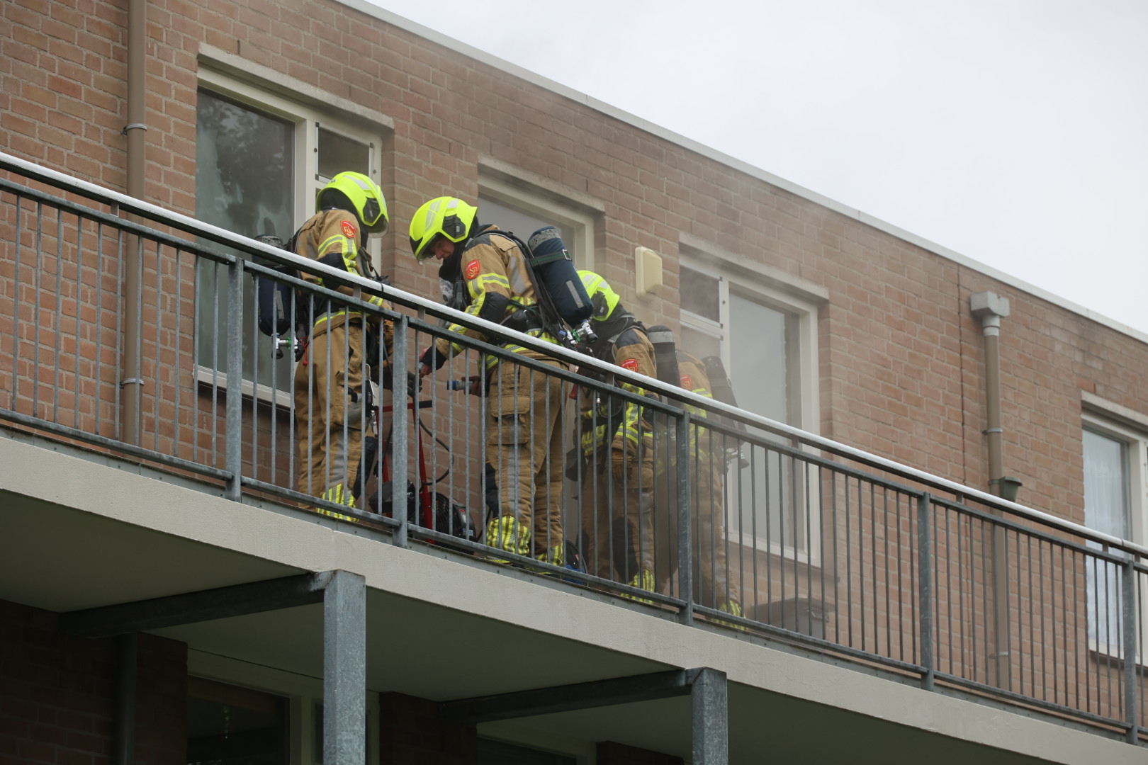 Brand in seniorenwoning snel onder controle