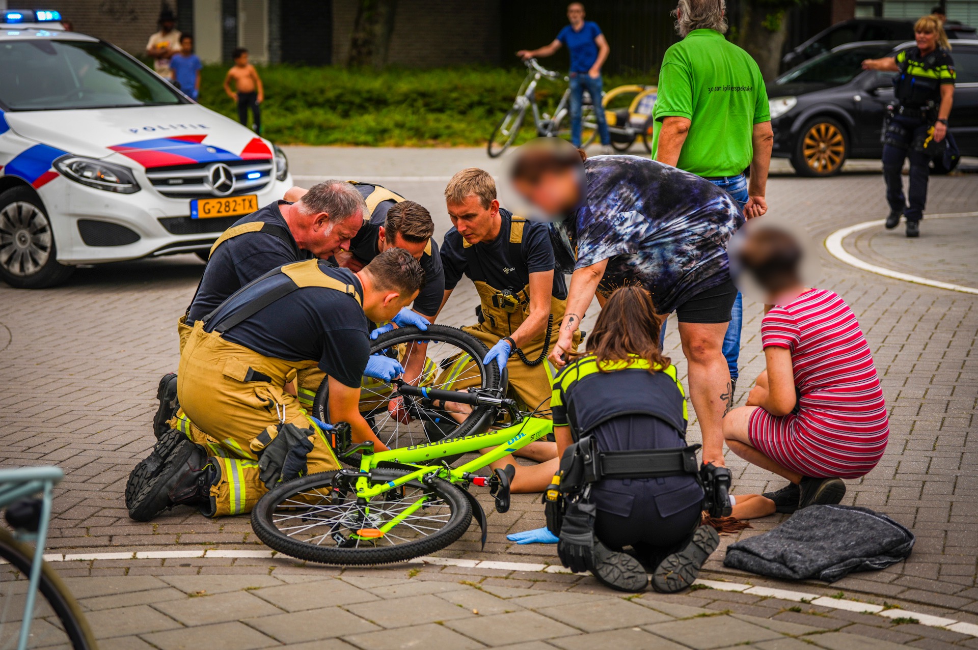 Hulpdiensten Bevrijden Bekneld Kind Na Val Van Fiets - 112Brabant