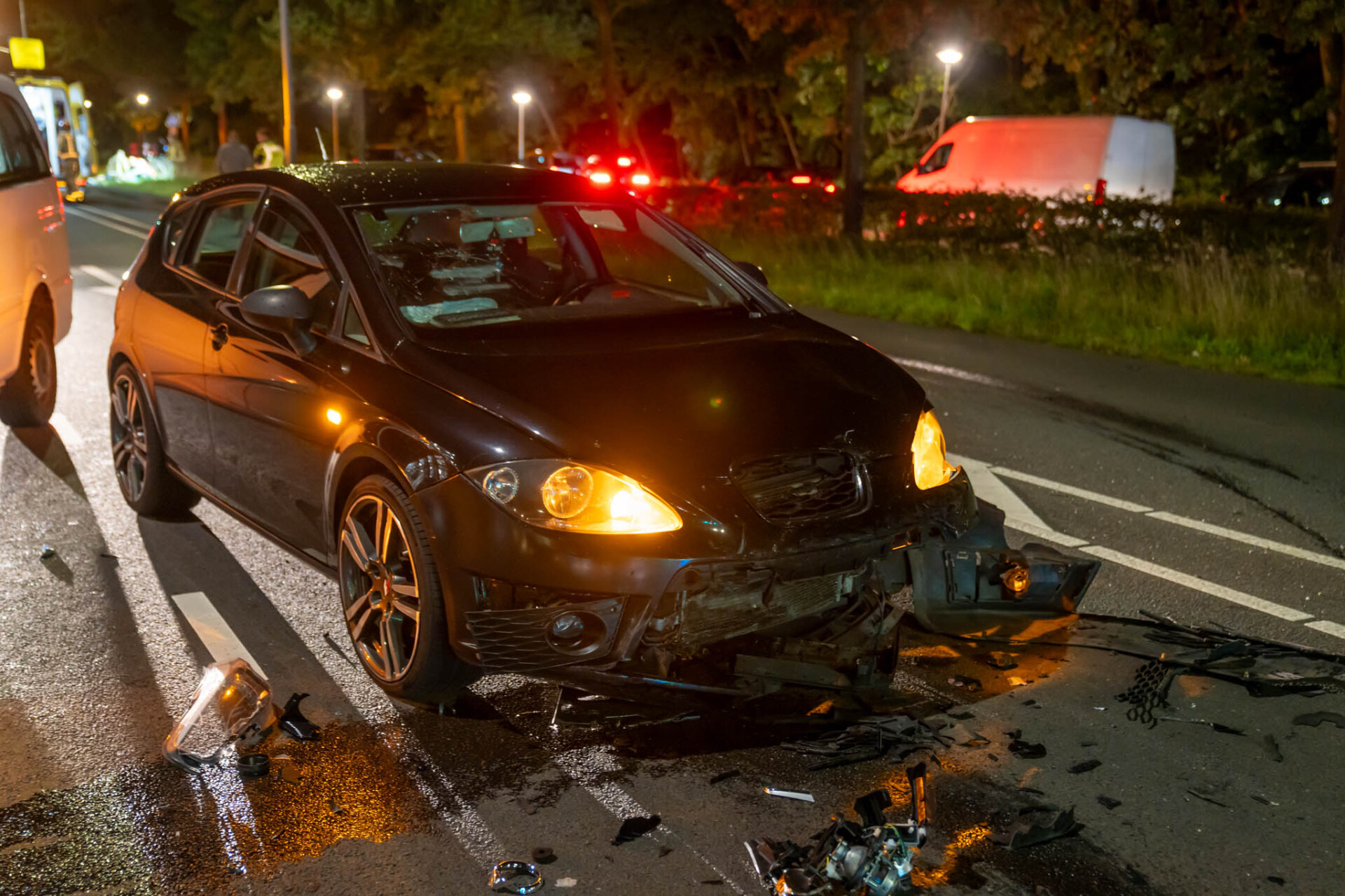 Dronken bestuurder veroorzaakt frontale aanrijding