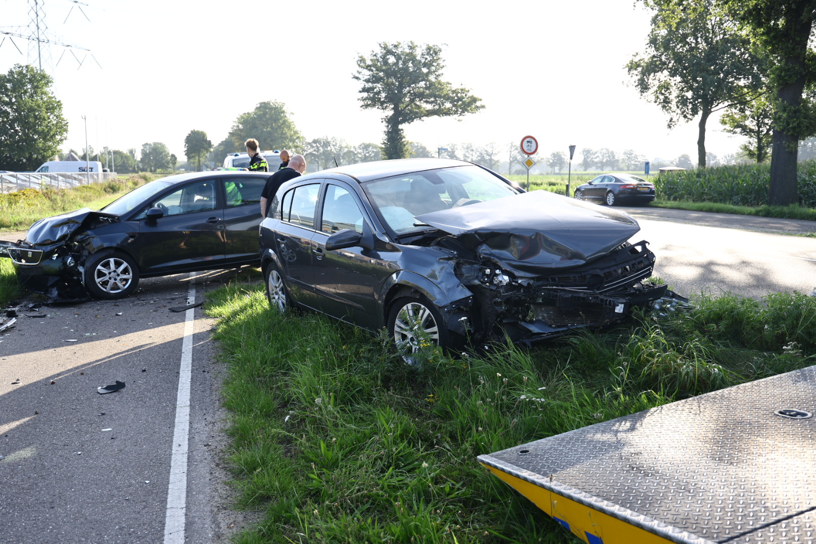 Ongeluk door laagstaande zon
